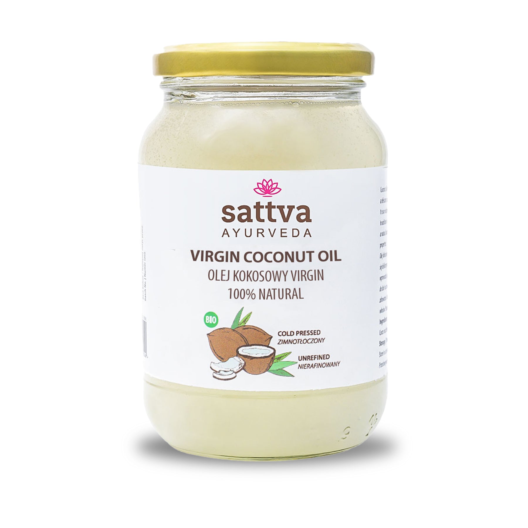Óleo de Coco Extra Virgem Prensado a Frio | Arogya Shop