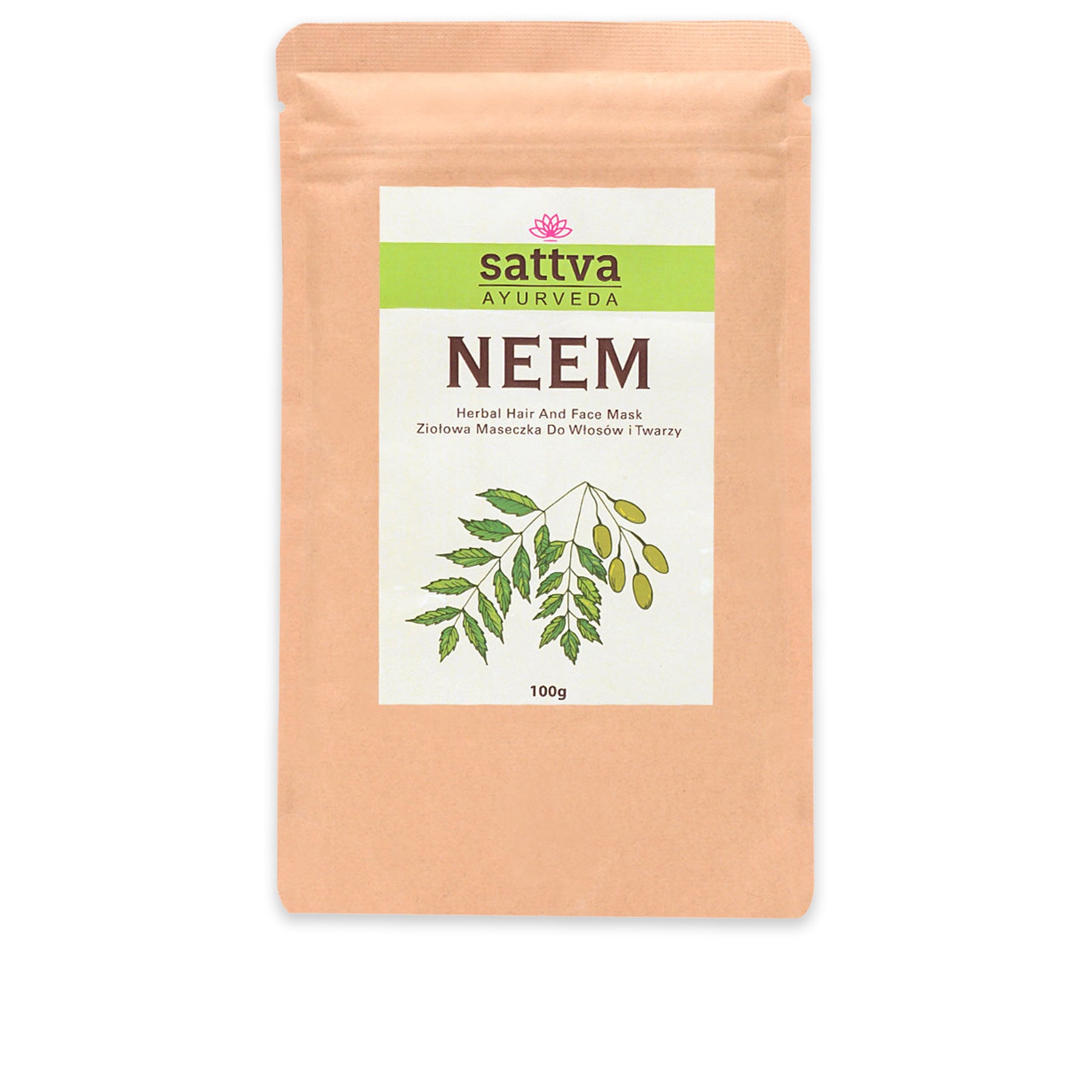 Neem Herbal Face & Hair Mask Powder