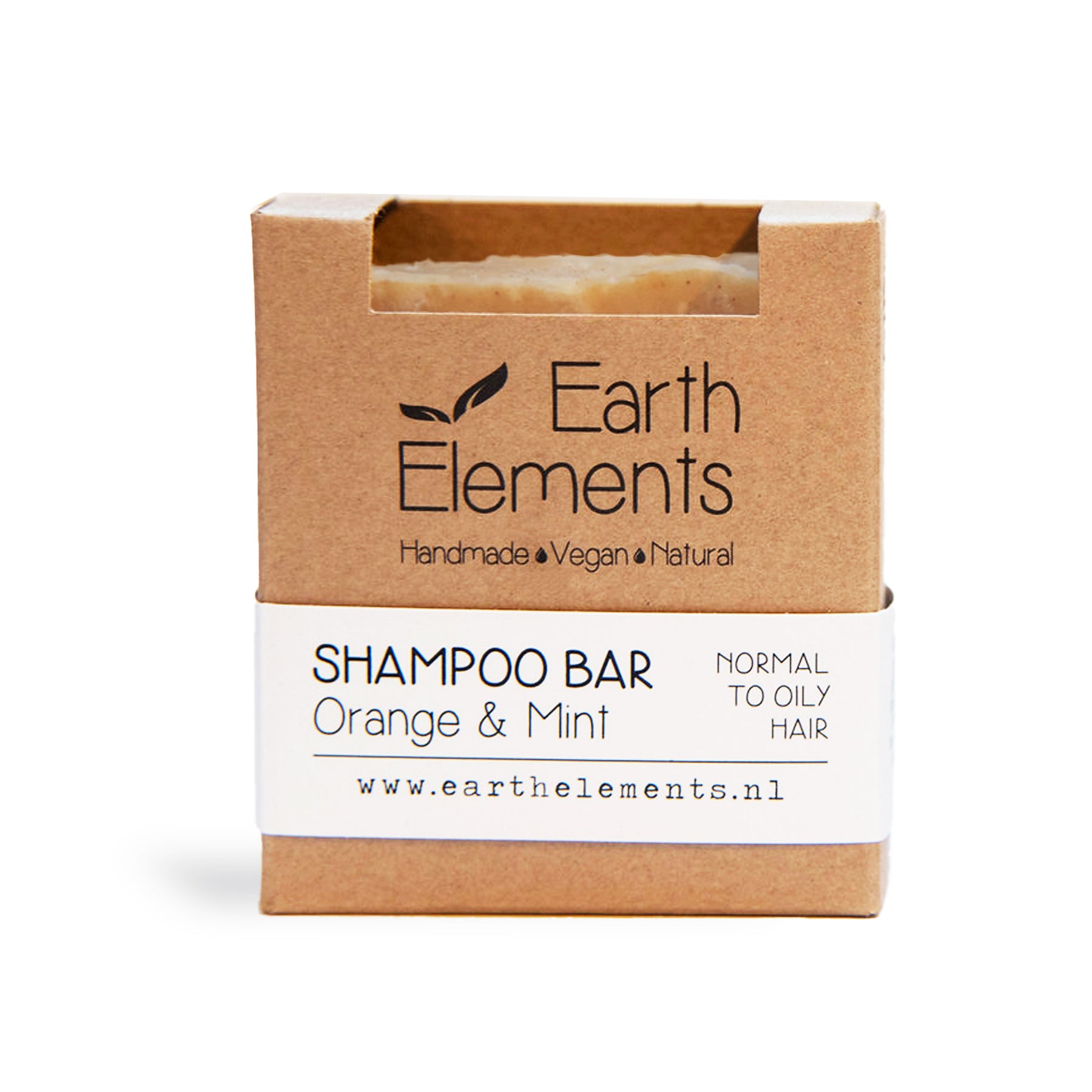 Shampoo Solido Naturale Arancia e Menta fatto a mano