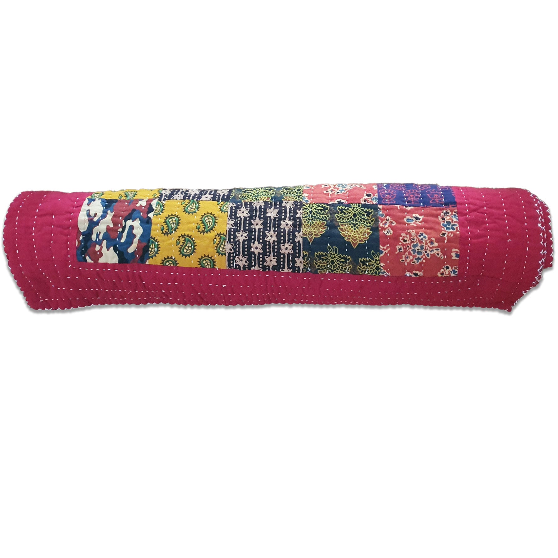 Tappetino Yoga Naturale Fatto a Mano Rosa II