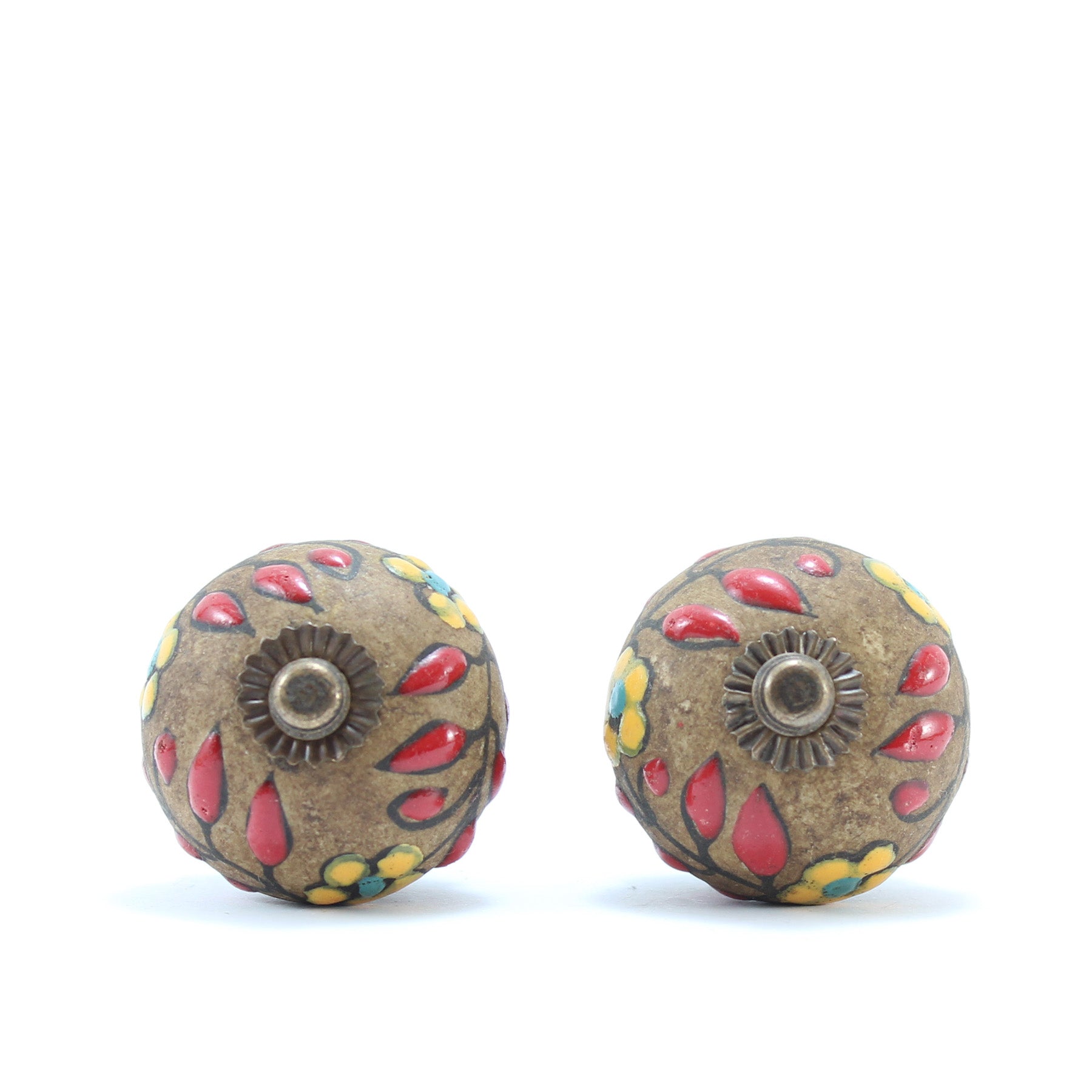 Boutons d'Armoire Peints à la main VII