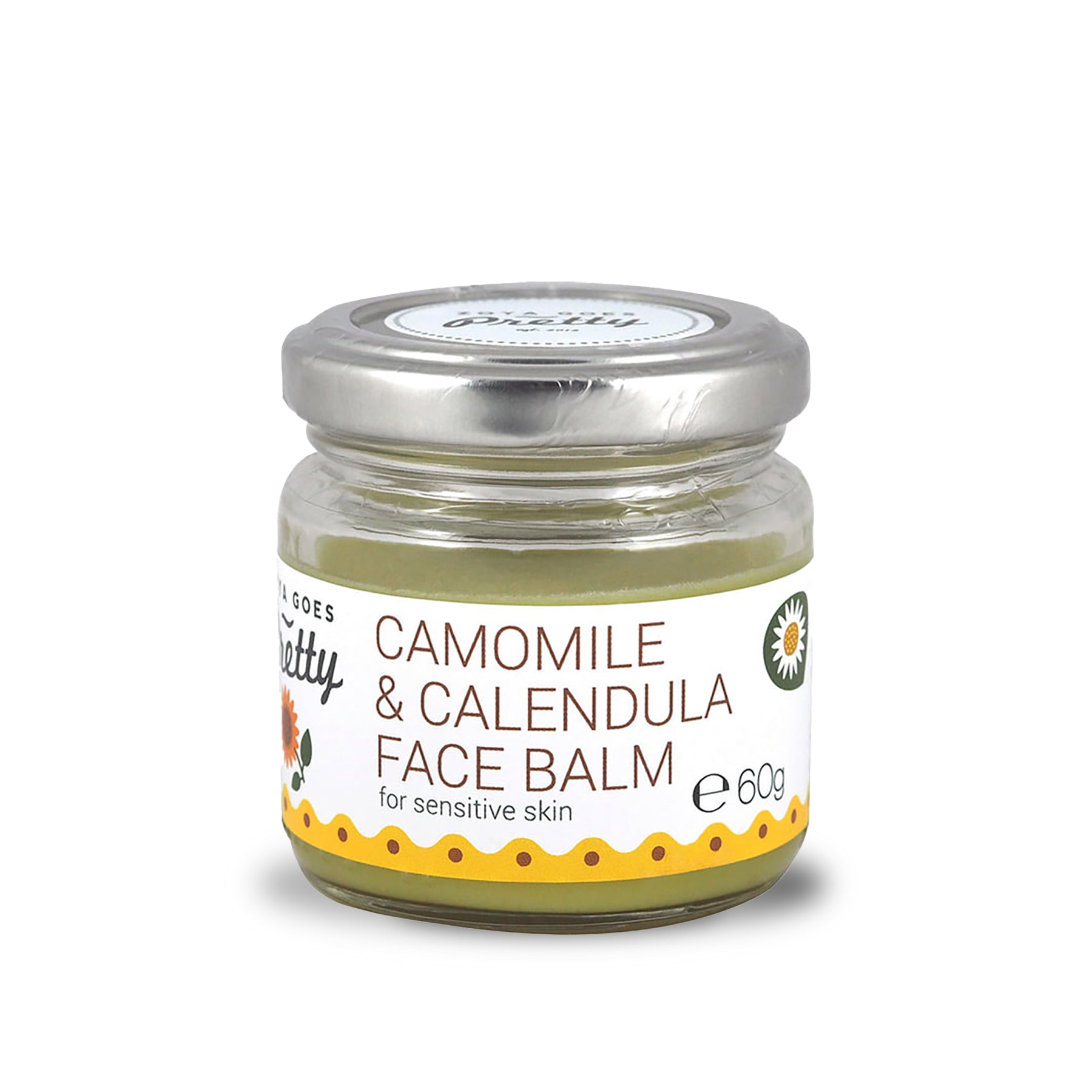 Bálsamo Facial Orgânico com Camomila e Calêndula
