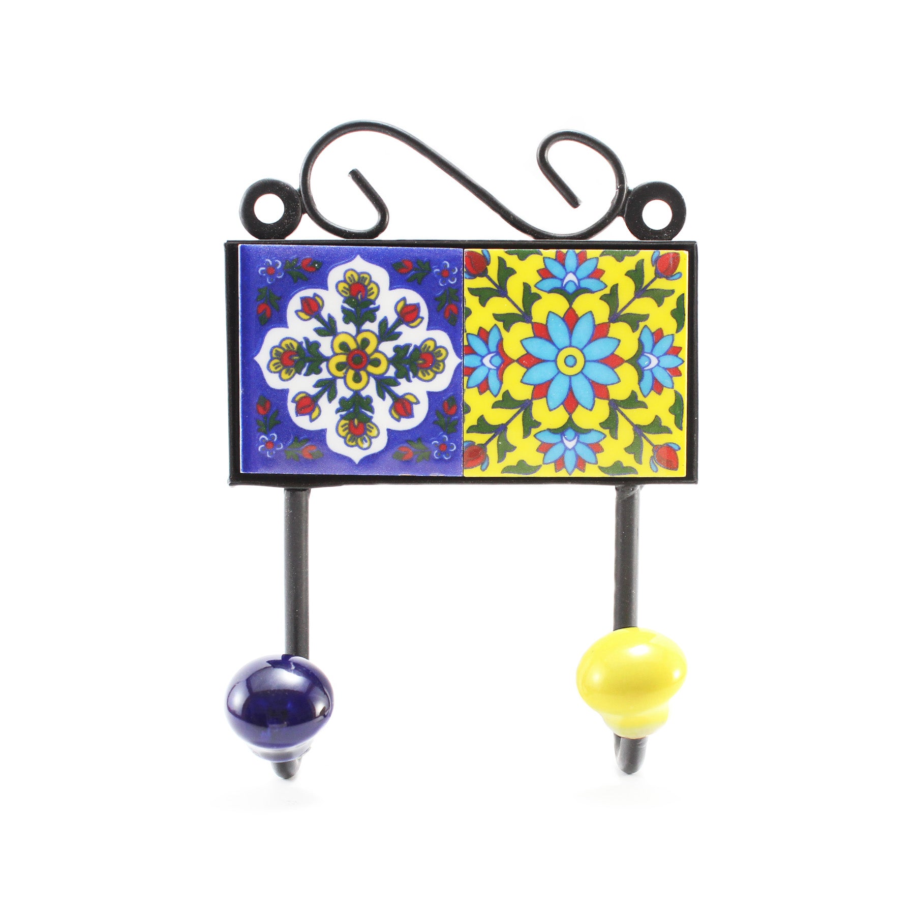 Handmade Wall Hanger With 2 Hooks II