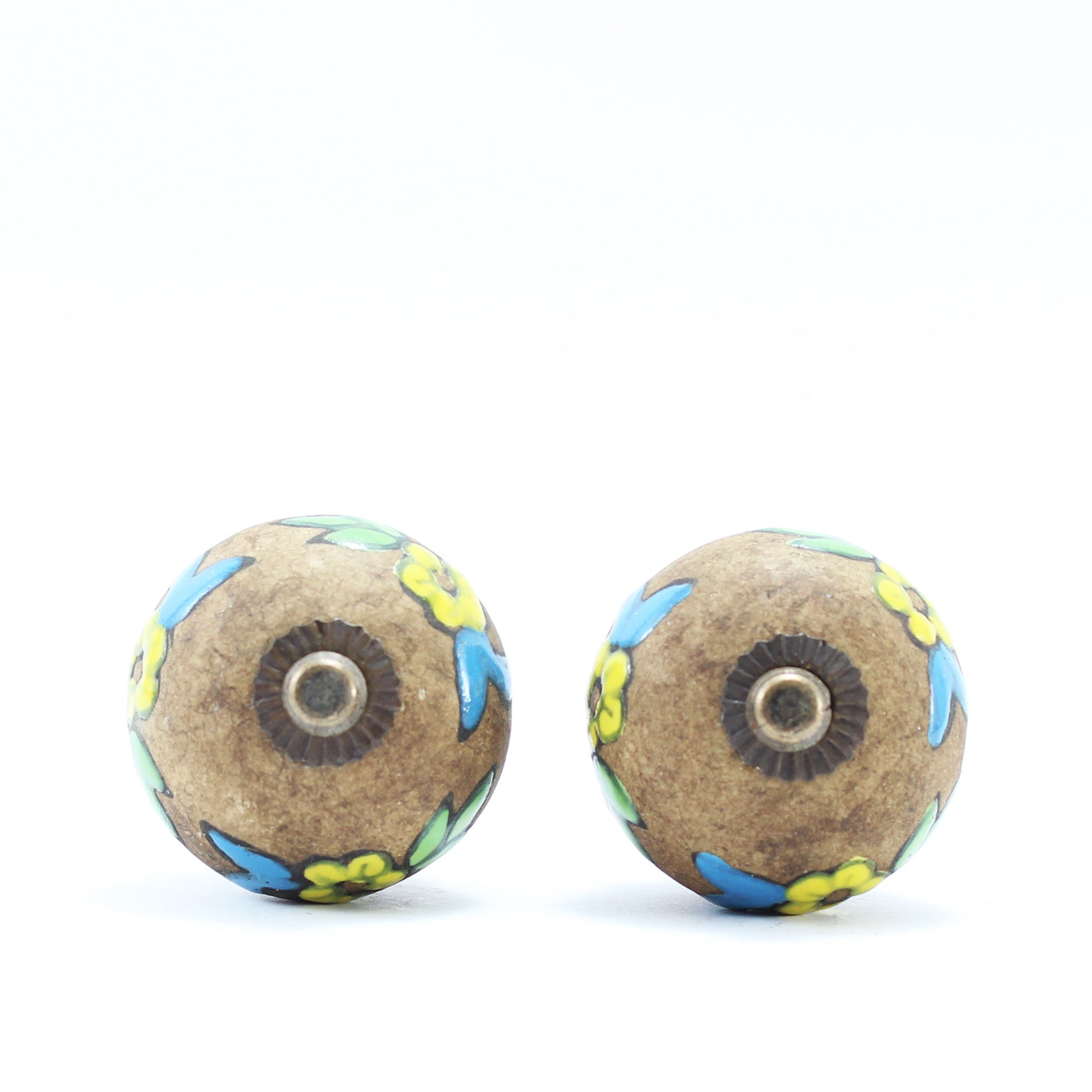 Hand Painted Ceramic Knobs XI