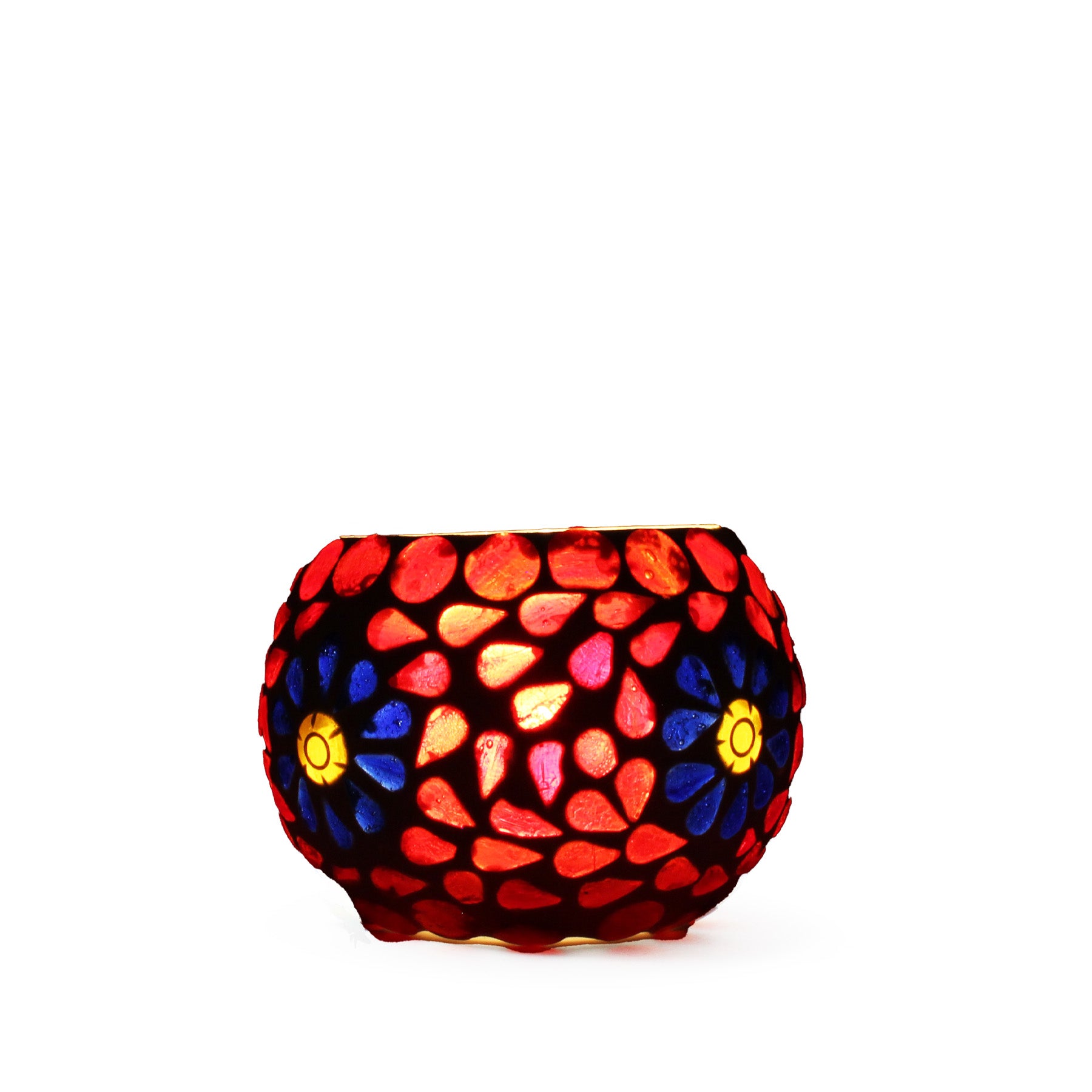 Handmade Mosaic Candle Holder III