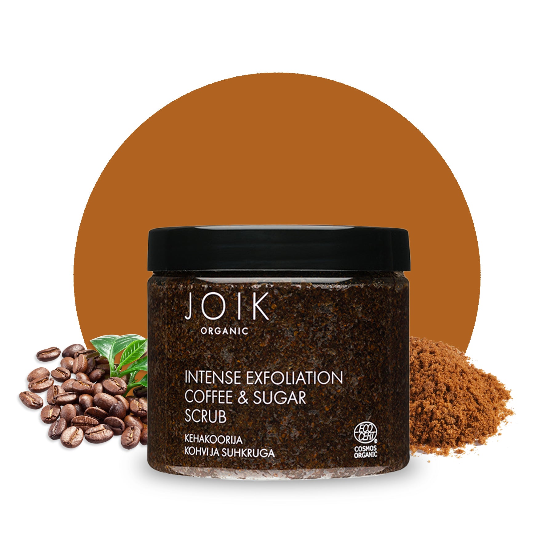Esfoliante Corporal Orgânico Intenso de Café e Açúcar | Arogya Shop