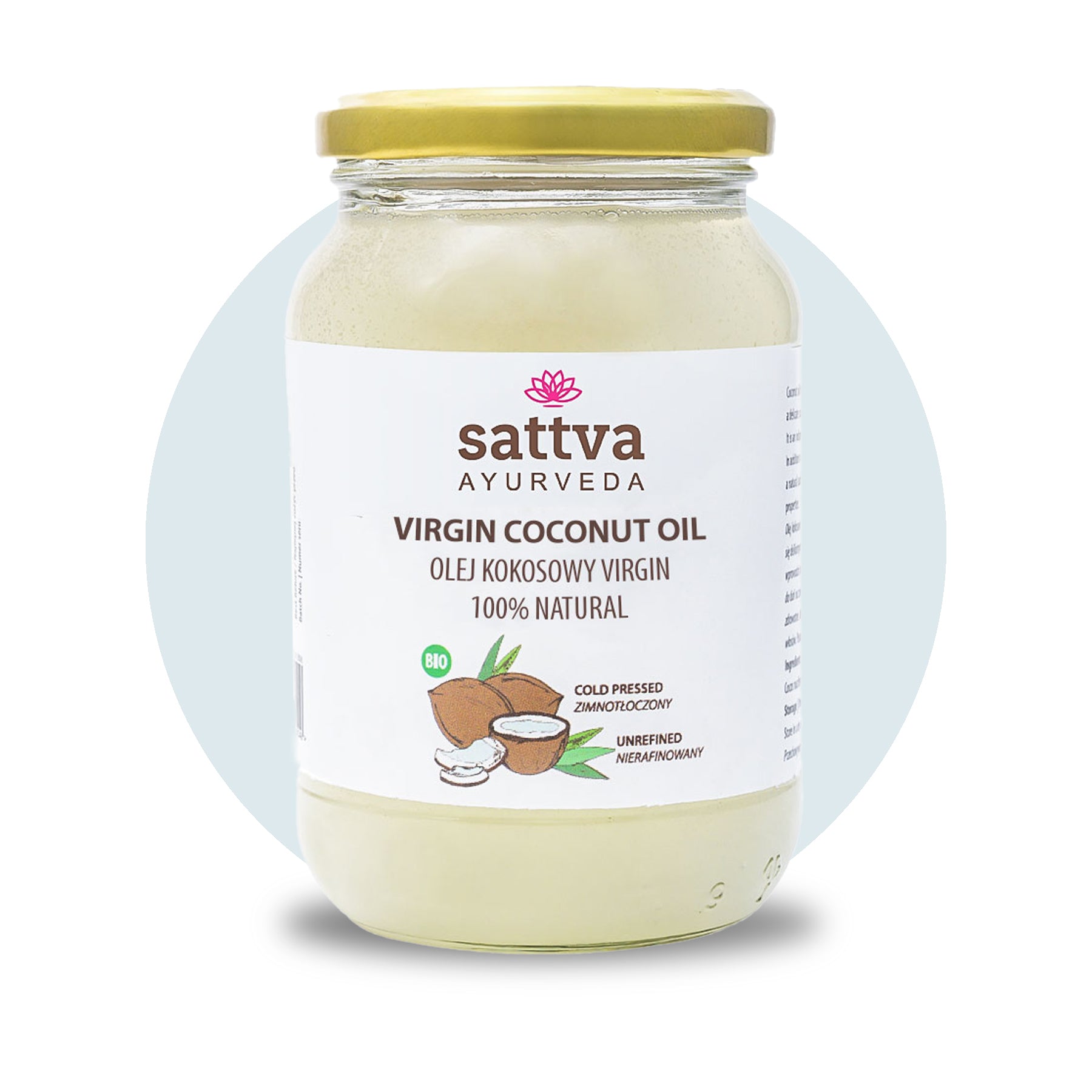Óleo de Coco Extra Virgem Prensado a Frio | Arogya Shop