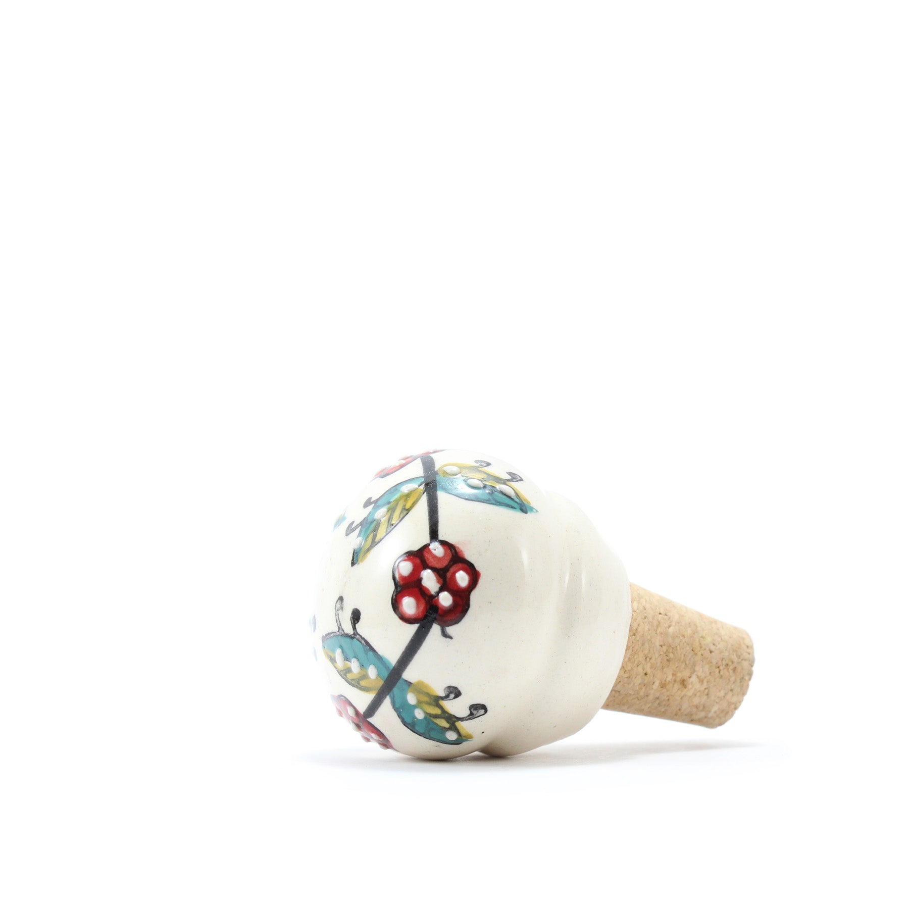 Bouchon de Vin en Céramique Fait à la main XXV