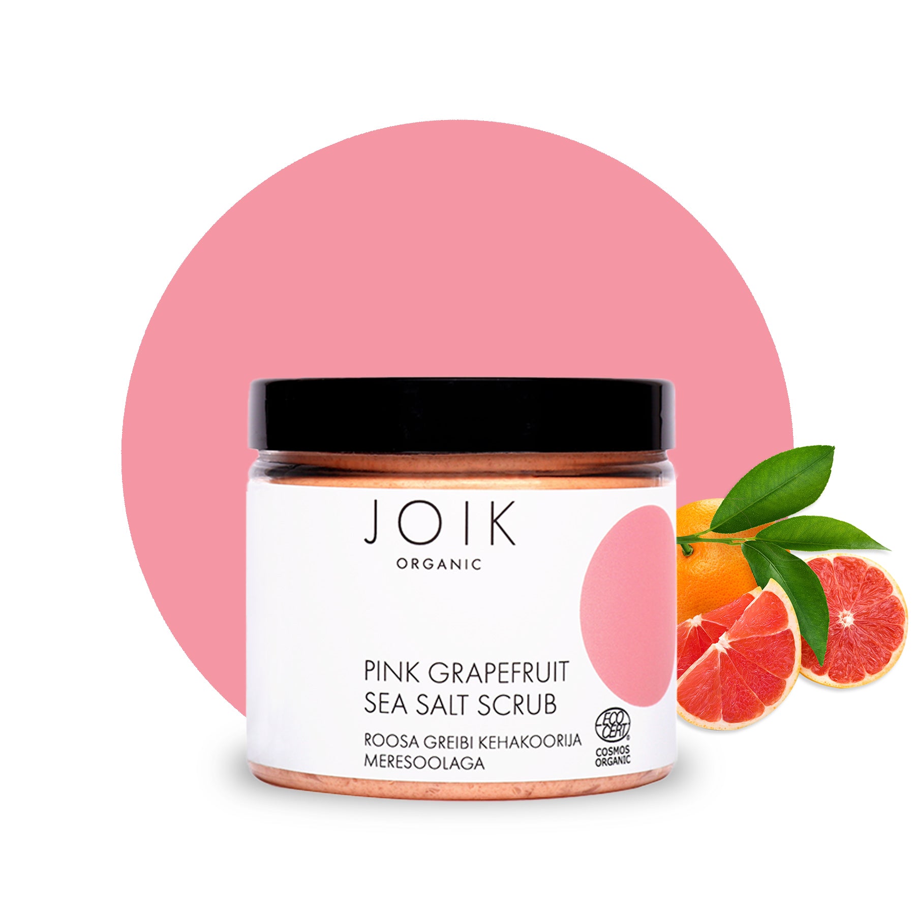 Esfoliante Corporal Orgânico de Sal Marinho com Toranja Rosa | Arogya Shop