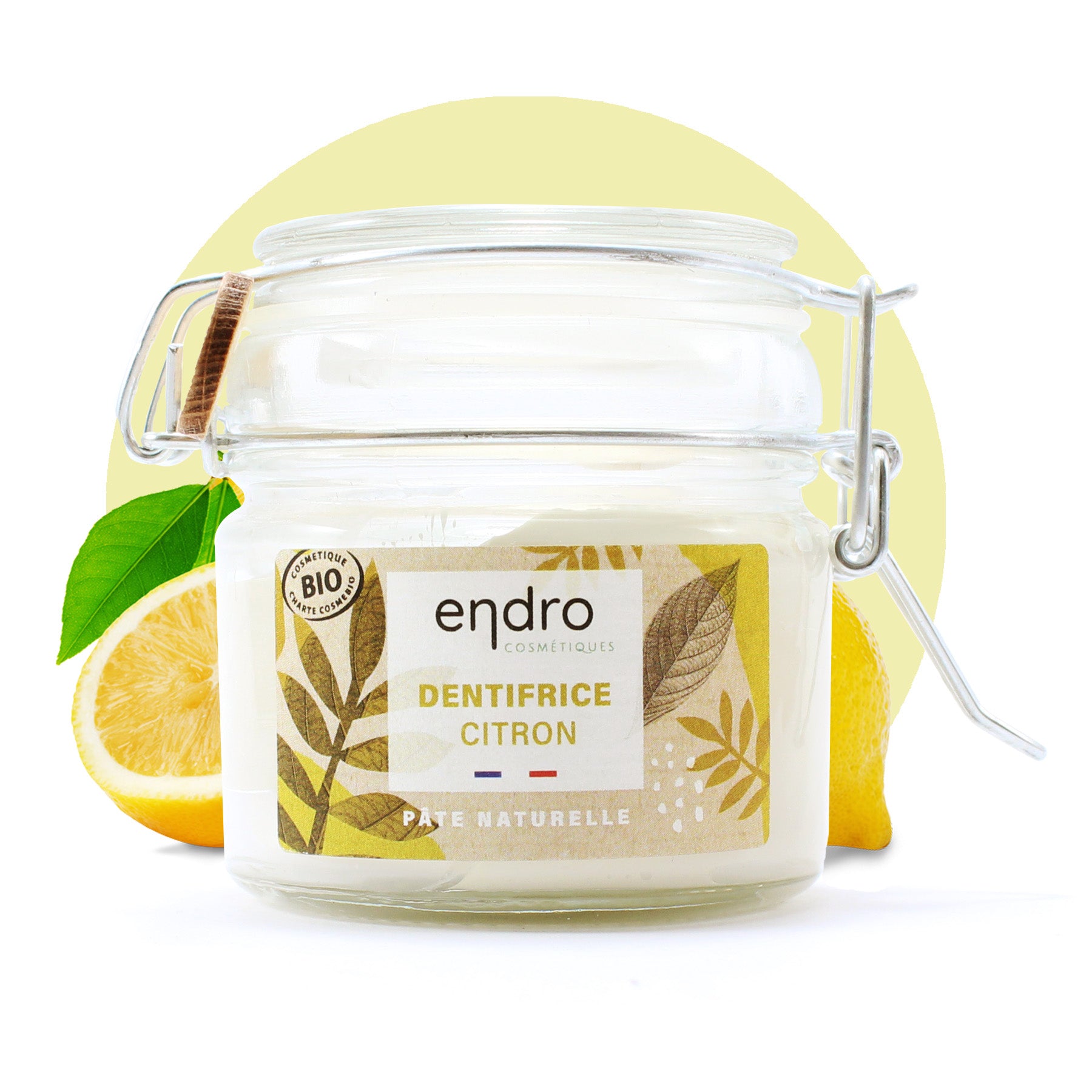 Pasta de Dentes Natural de Limão