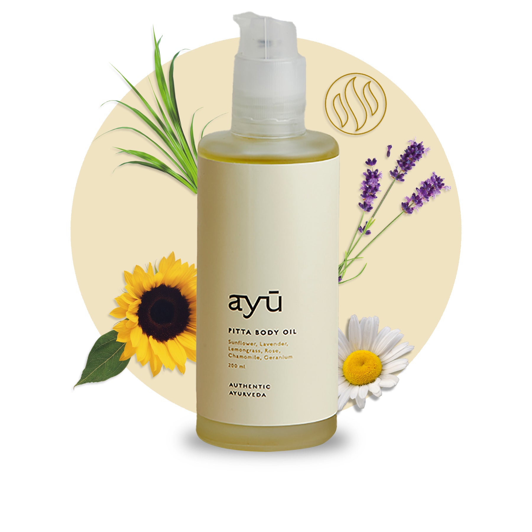 Óleo Corporal Ayurvédico para Dosha Pitta | Arogya Shop