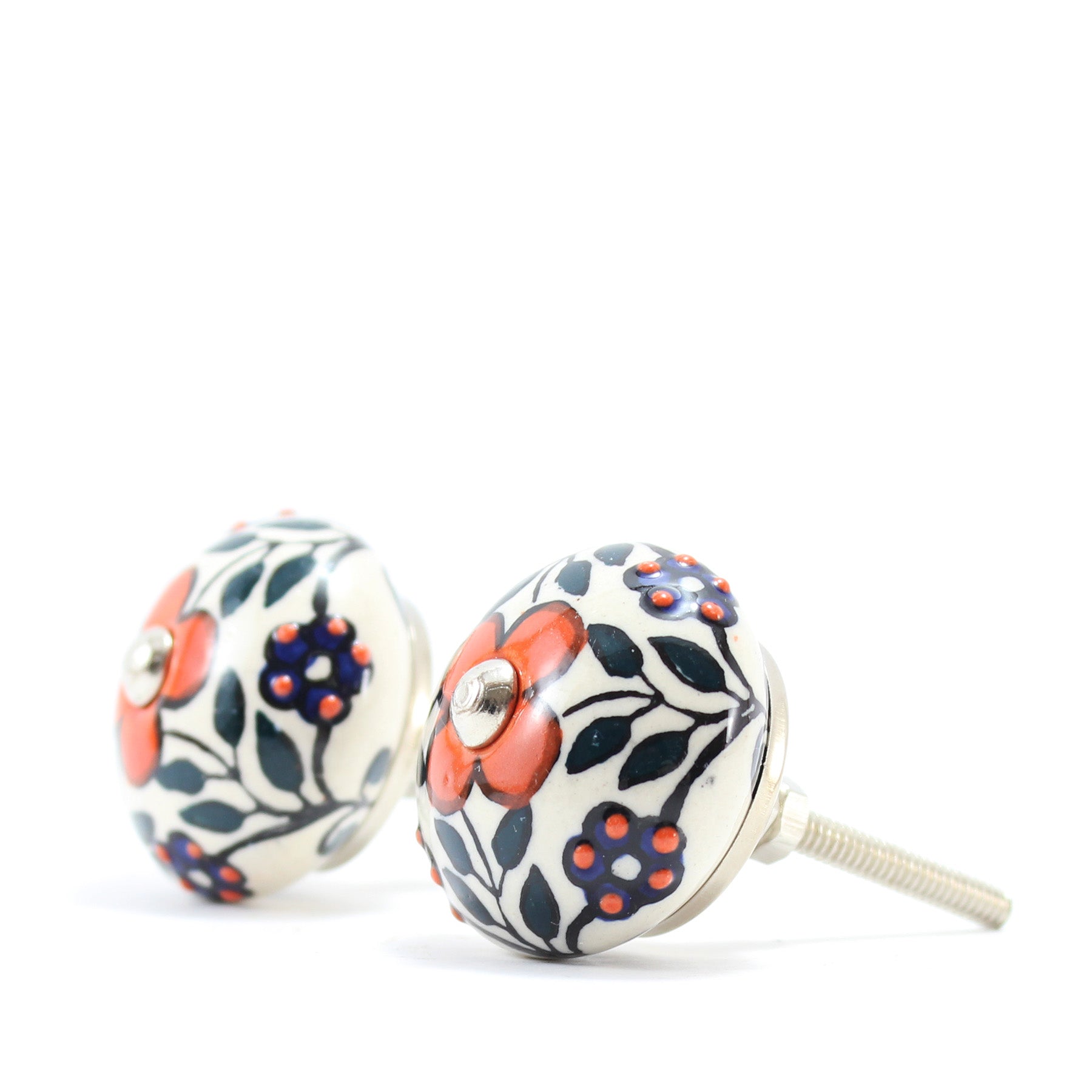 Hand Painted Ceramic Knobs XVII
