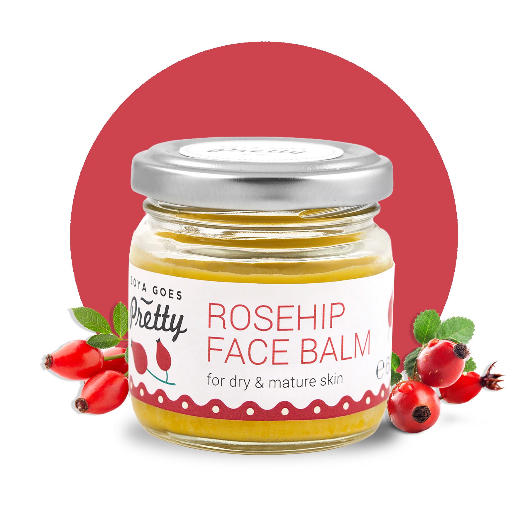 Bálsamo Facial Orgânico com Rosa Mosqueta |