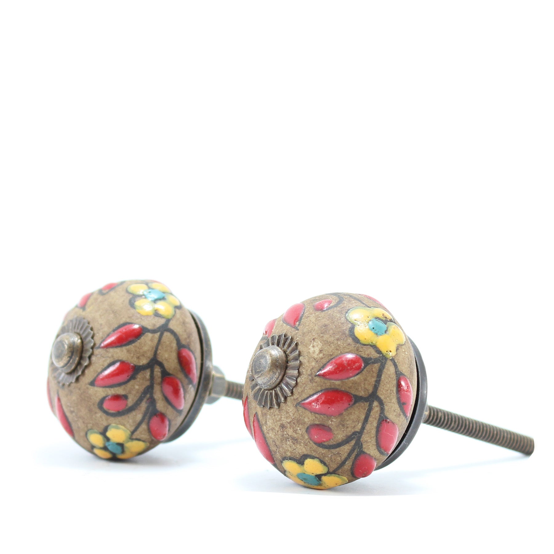 Boutons d'Armoire Peints à la main VII