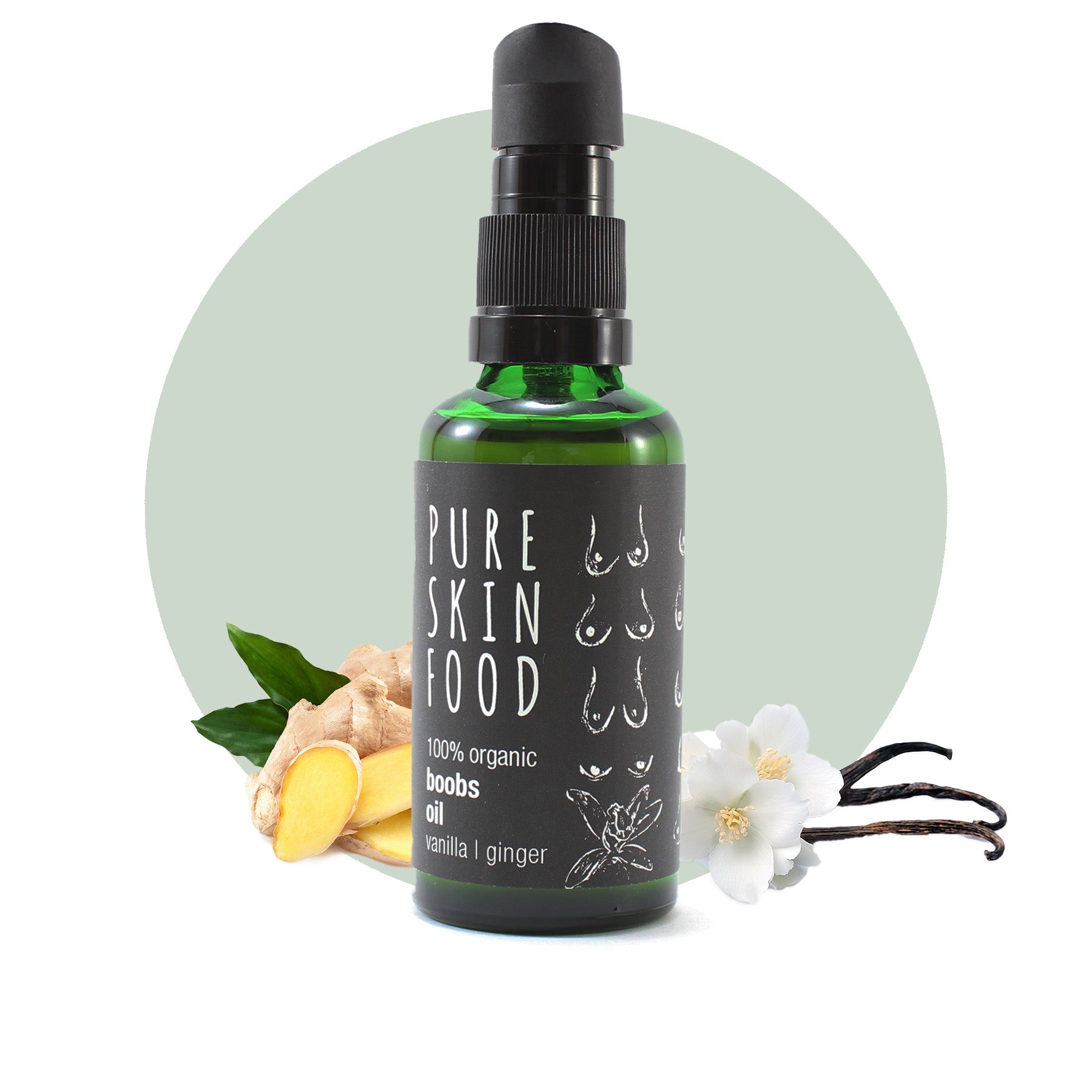 Vanilla & Ginger Organic Breast Oil