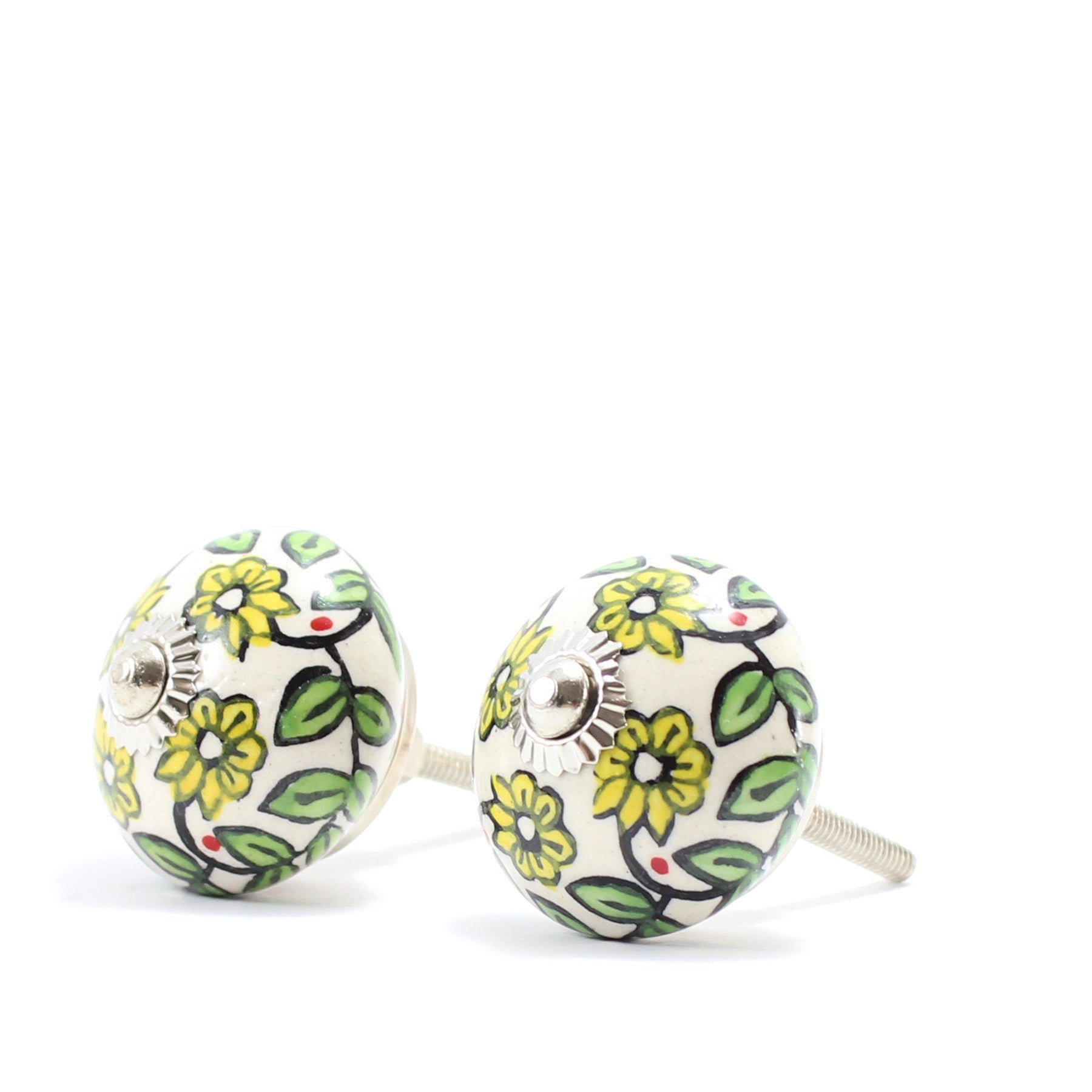 Hand Painted Ceramic Knobs XXI