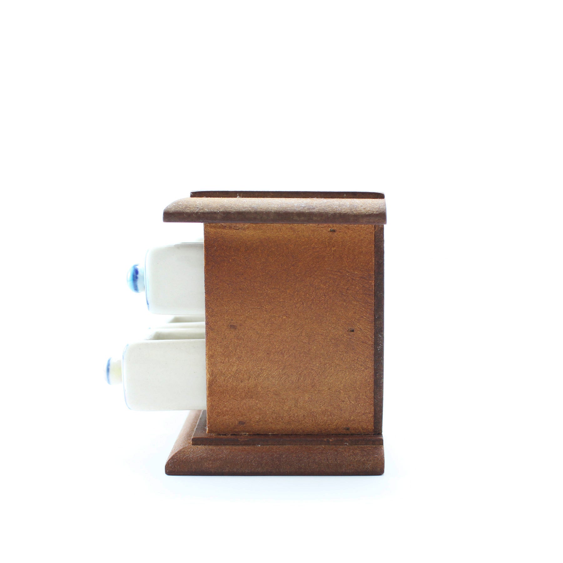 Petite Armoire avec 6 tiroirs en Céramique Brune