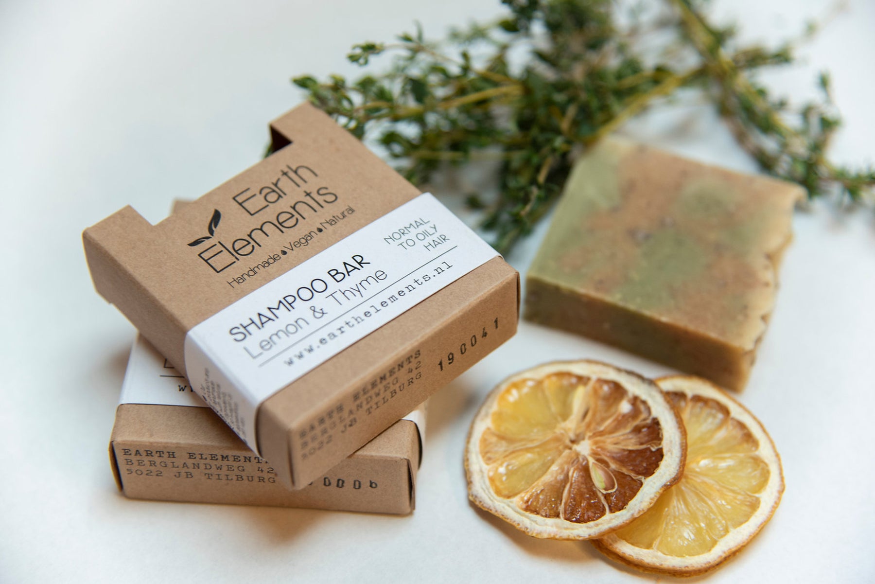 Shampooing Solide Naturel au Citron et Thym