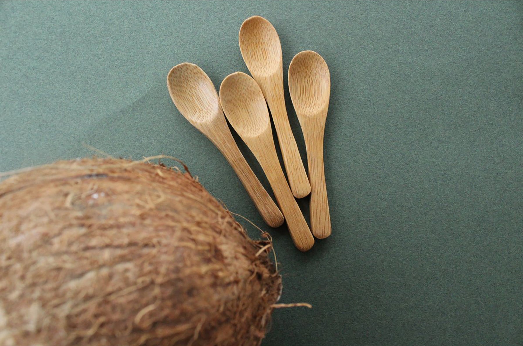 Colher em Bambu Natural | Arogya Shop