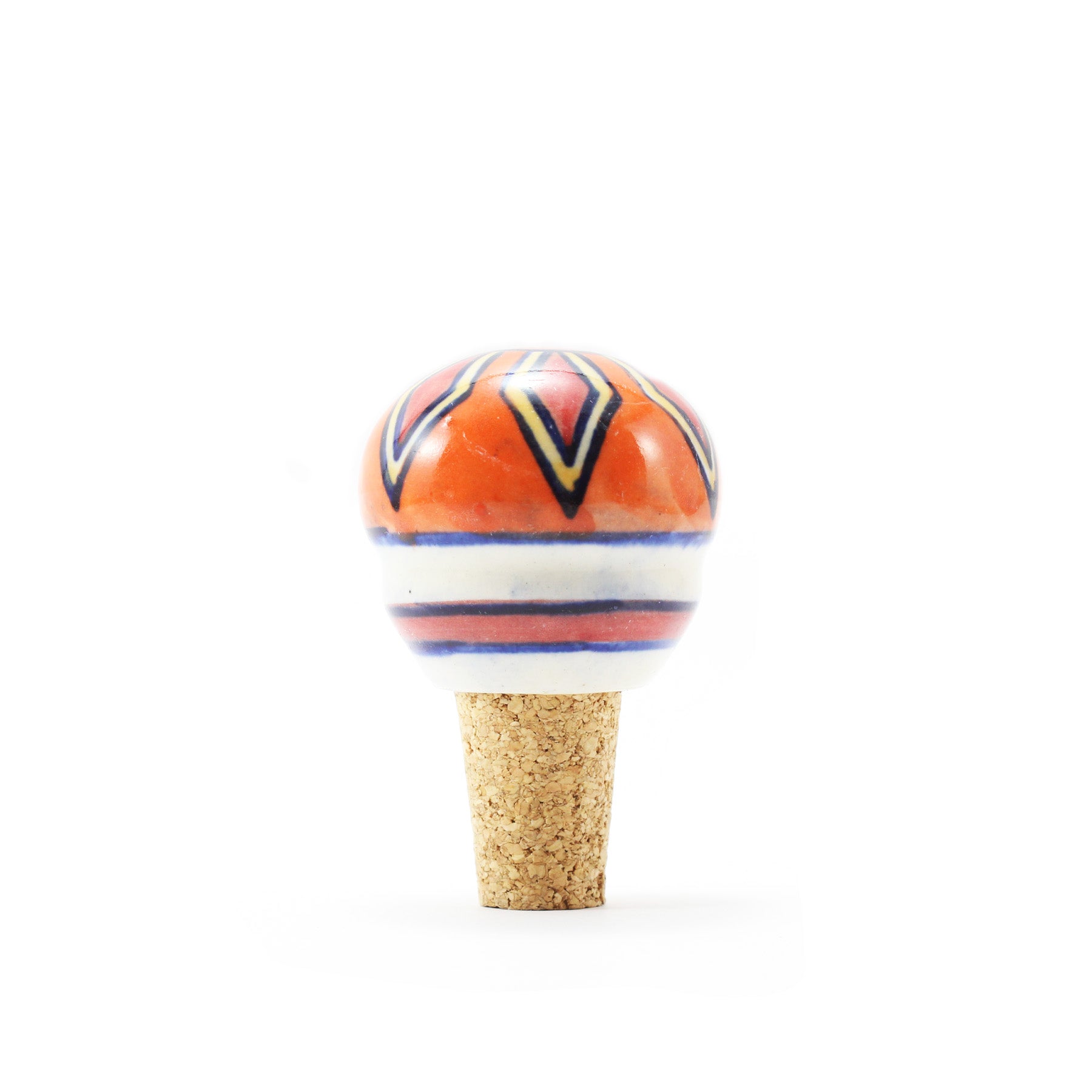 Artisanal Ceramic Wine Stopper XXI