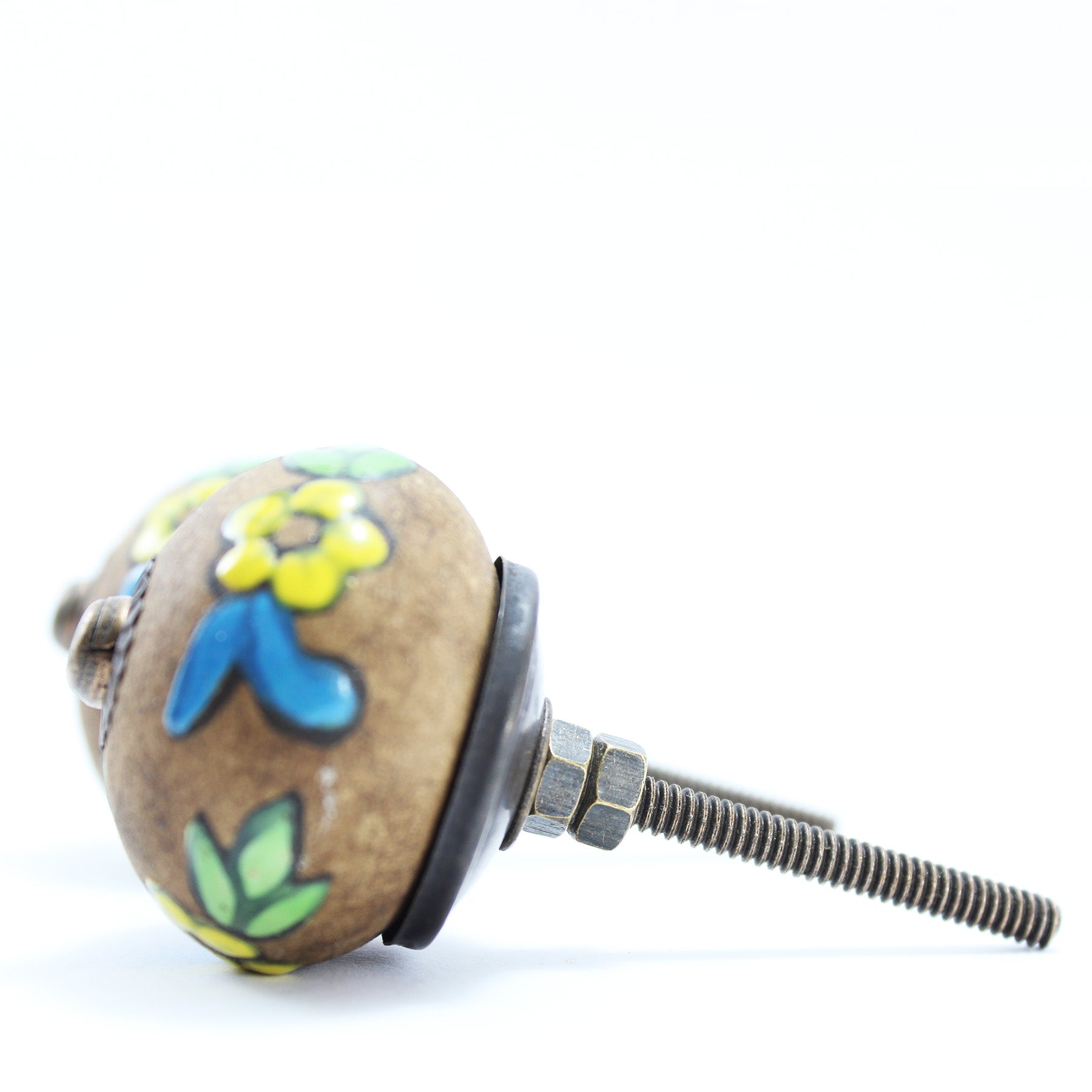 Hand Painted Ceramic Knobs XI