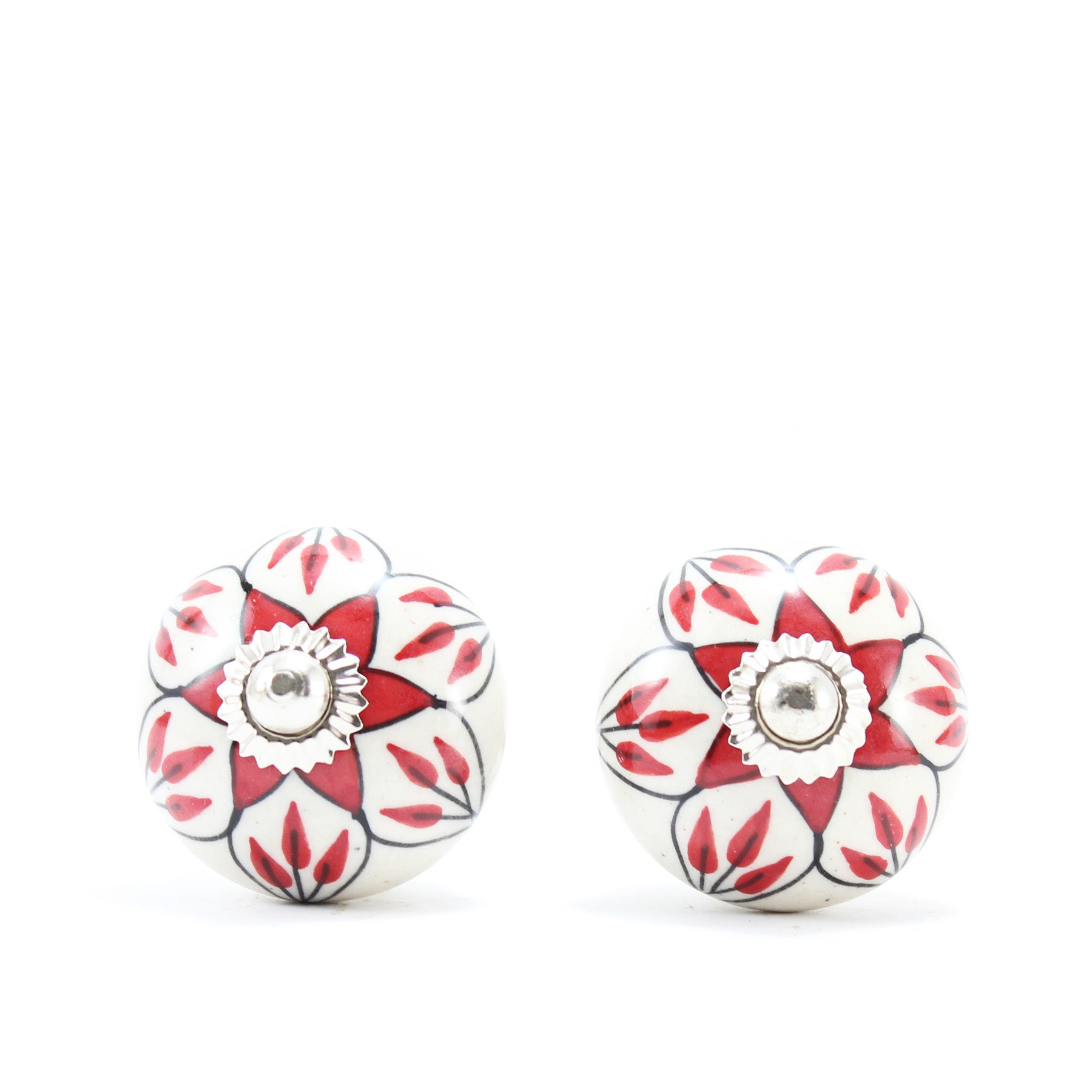 Hand Painted Ceramic Knobs XV