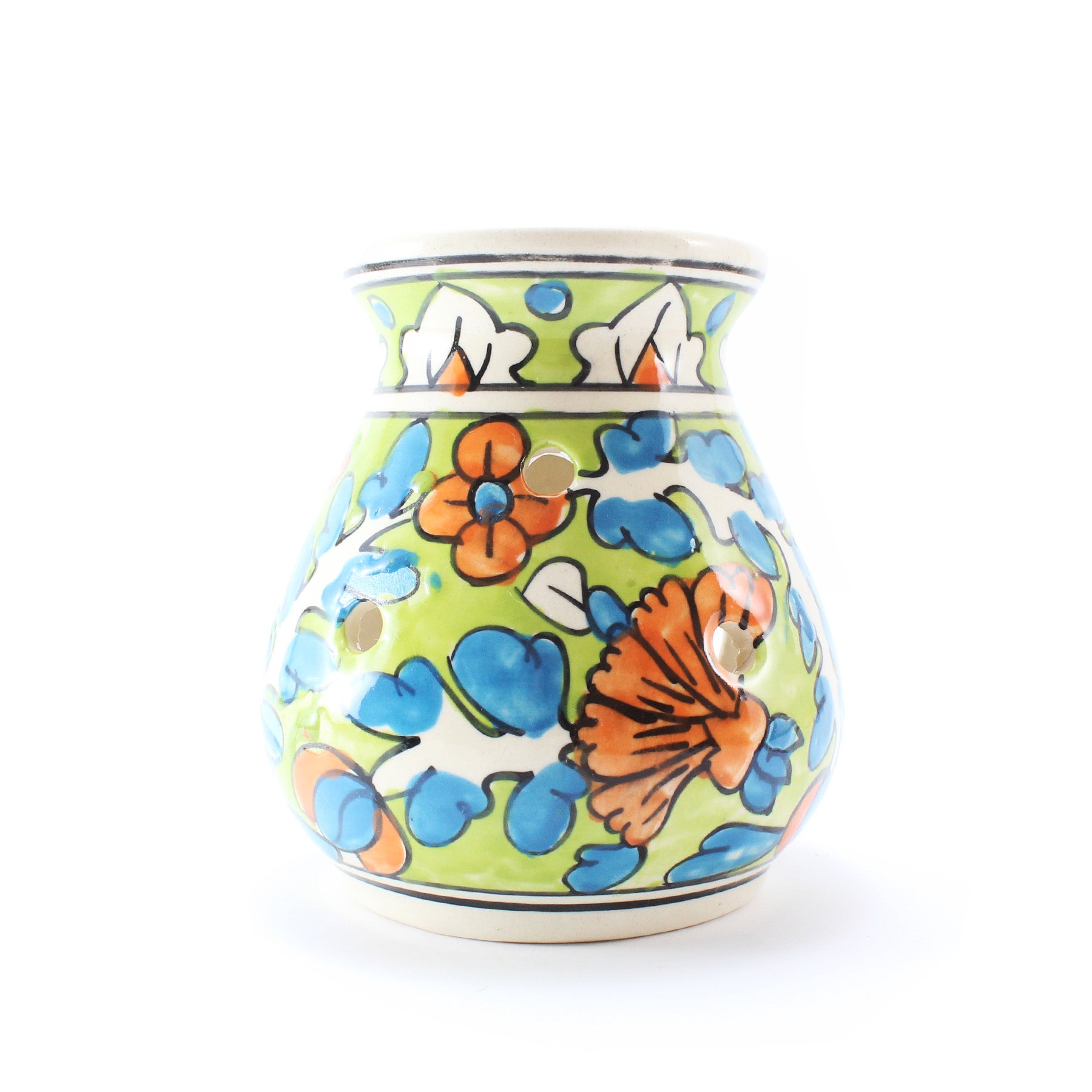Green Ceramic Handmade Essential Oil Burner