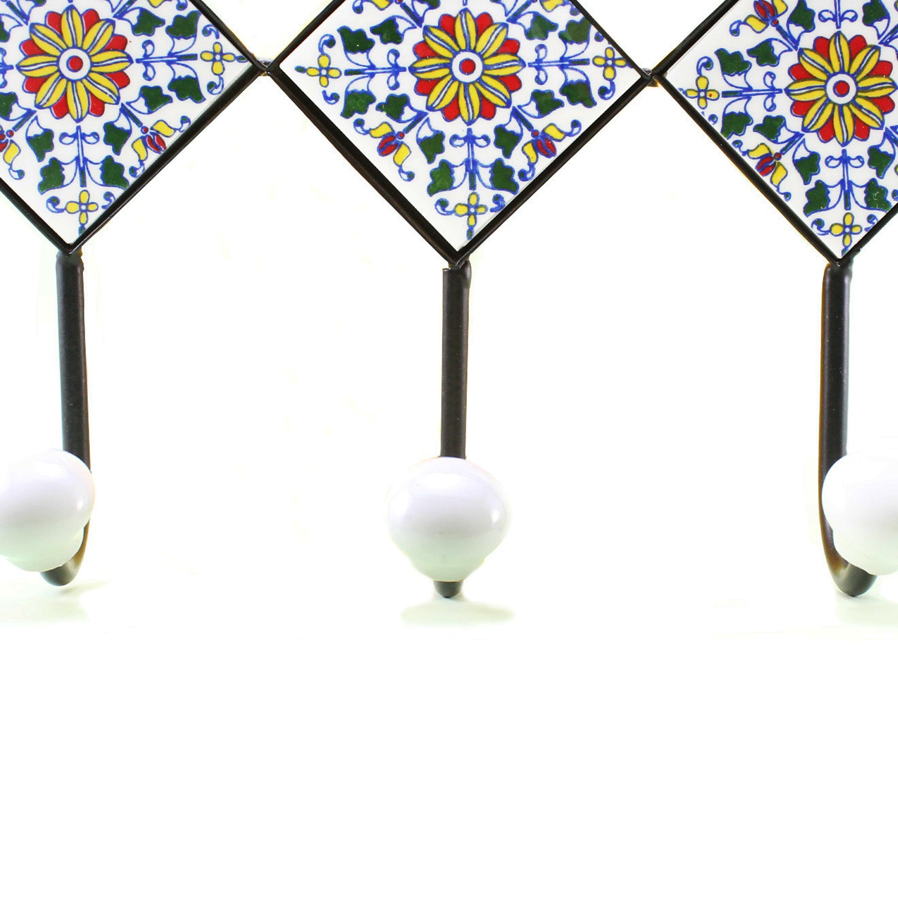 Handmade Wall Hanger With 3 Hooks II