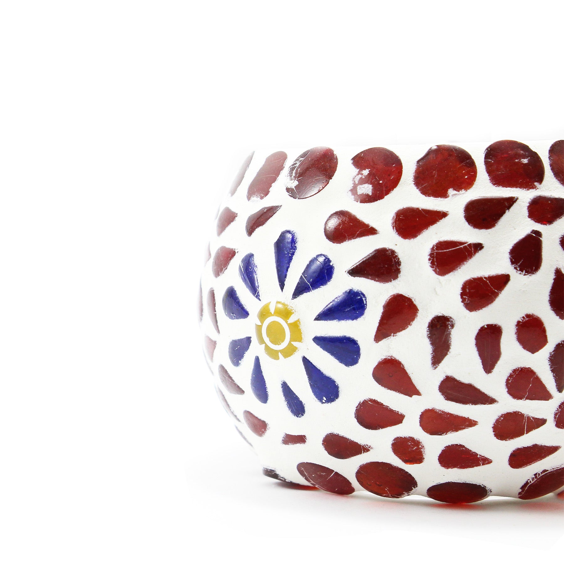 Handmade Mosaic Candle Holder III