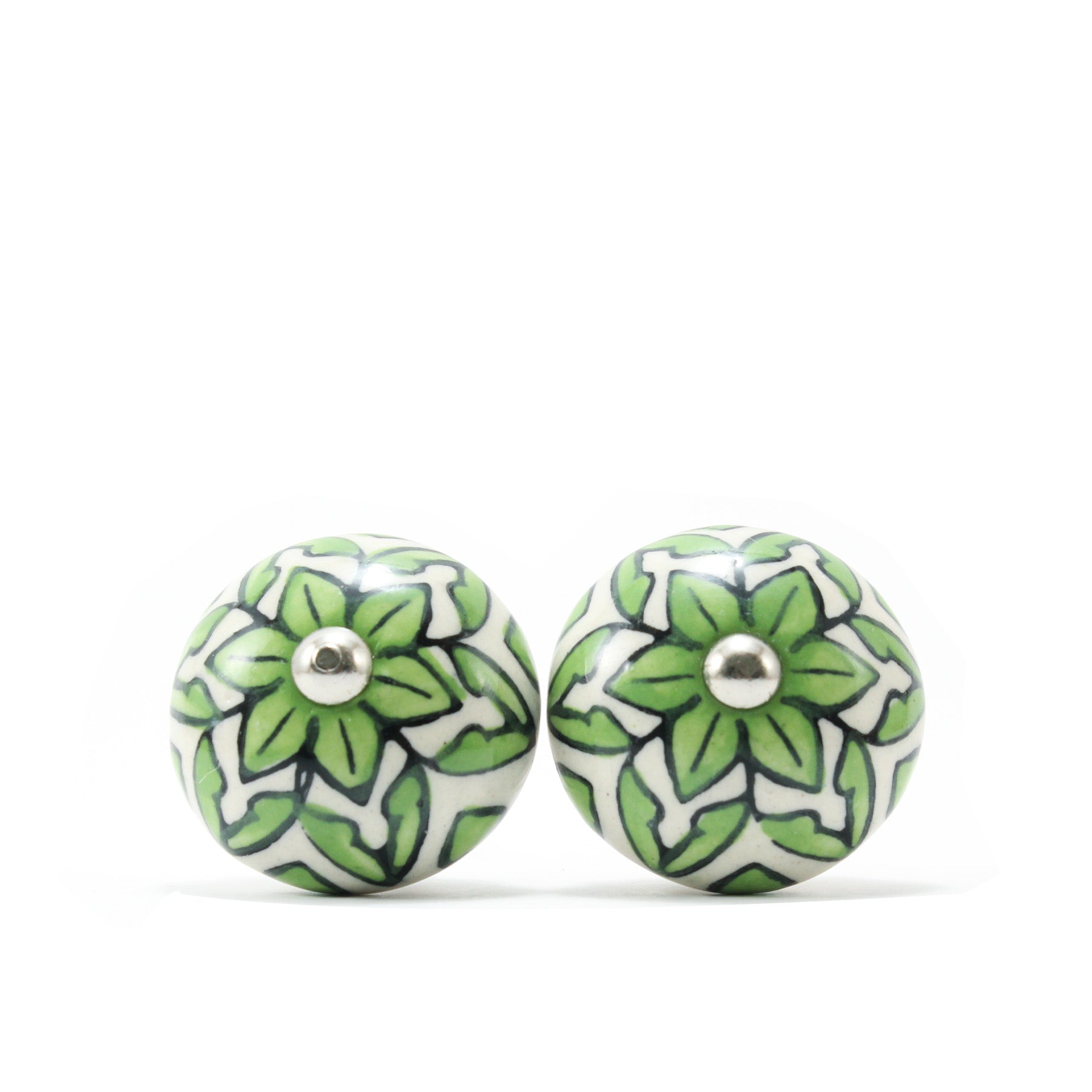 Hand Painted Ceramic Knobs XXII