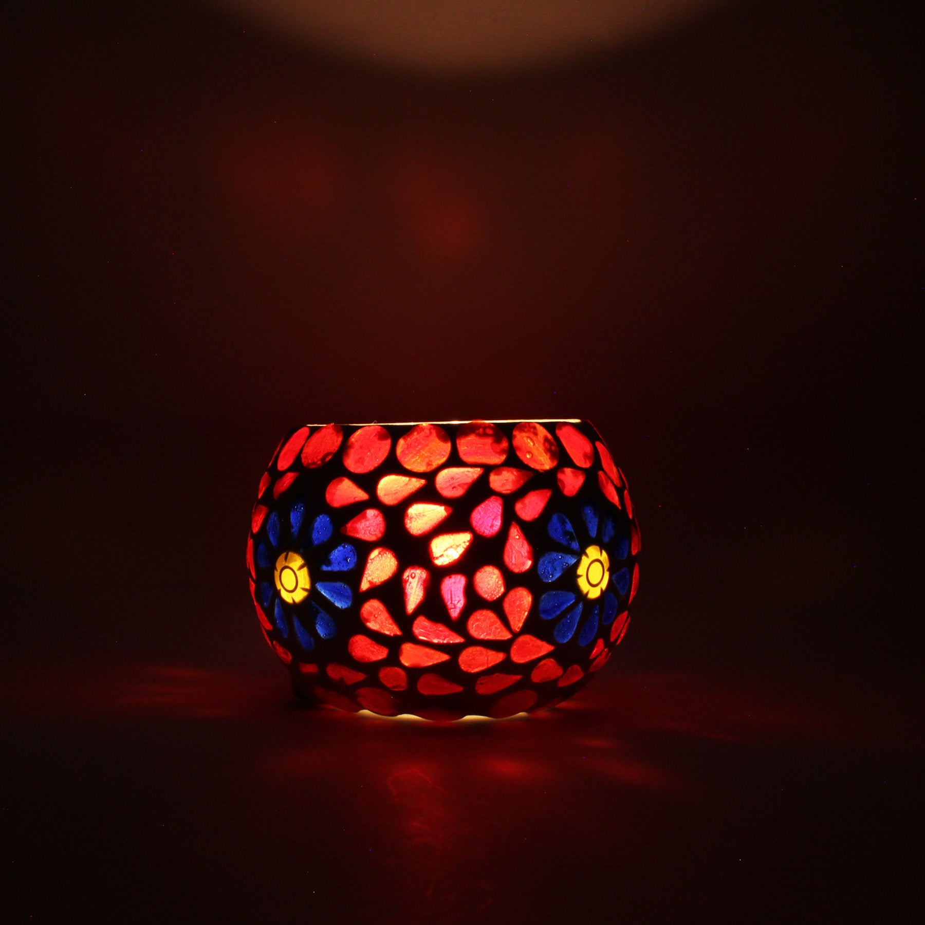 Handmade Mosaic Candle Holder III