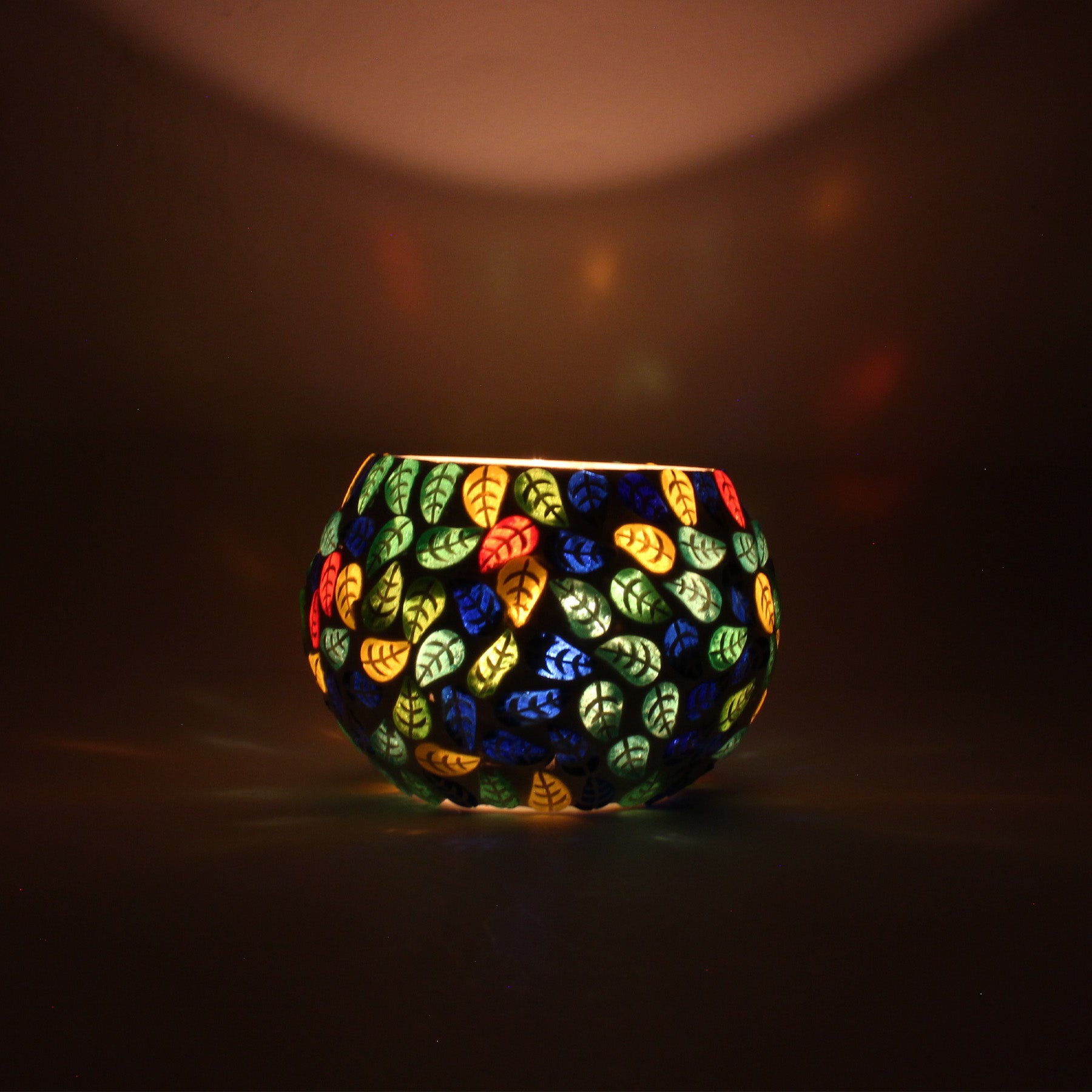 Handmade Mosaic Candle Holder II
