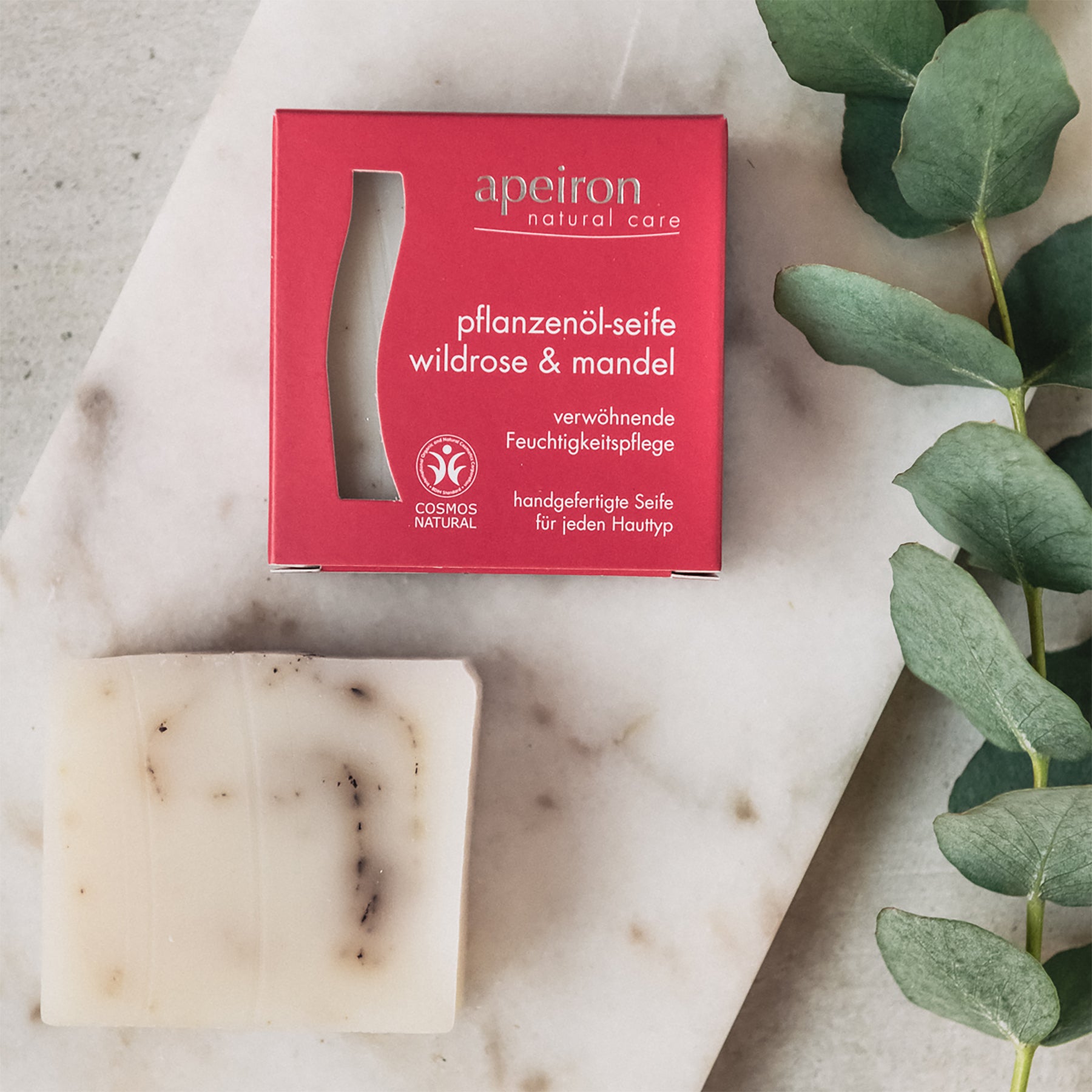 Sabonete de Rosa Silvestre e Amêndoas Prensado a Frio | Arogya Shop