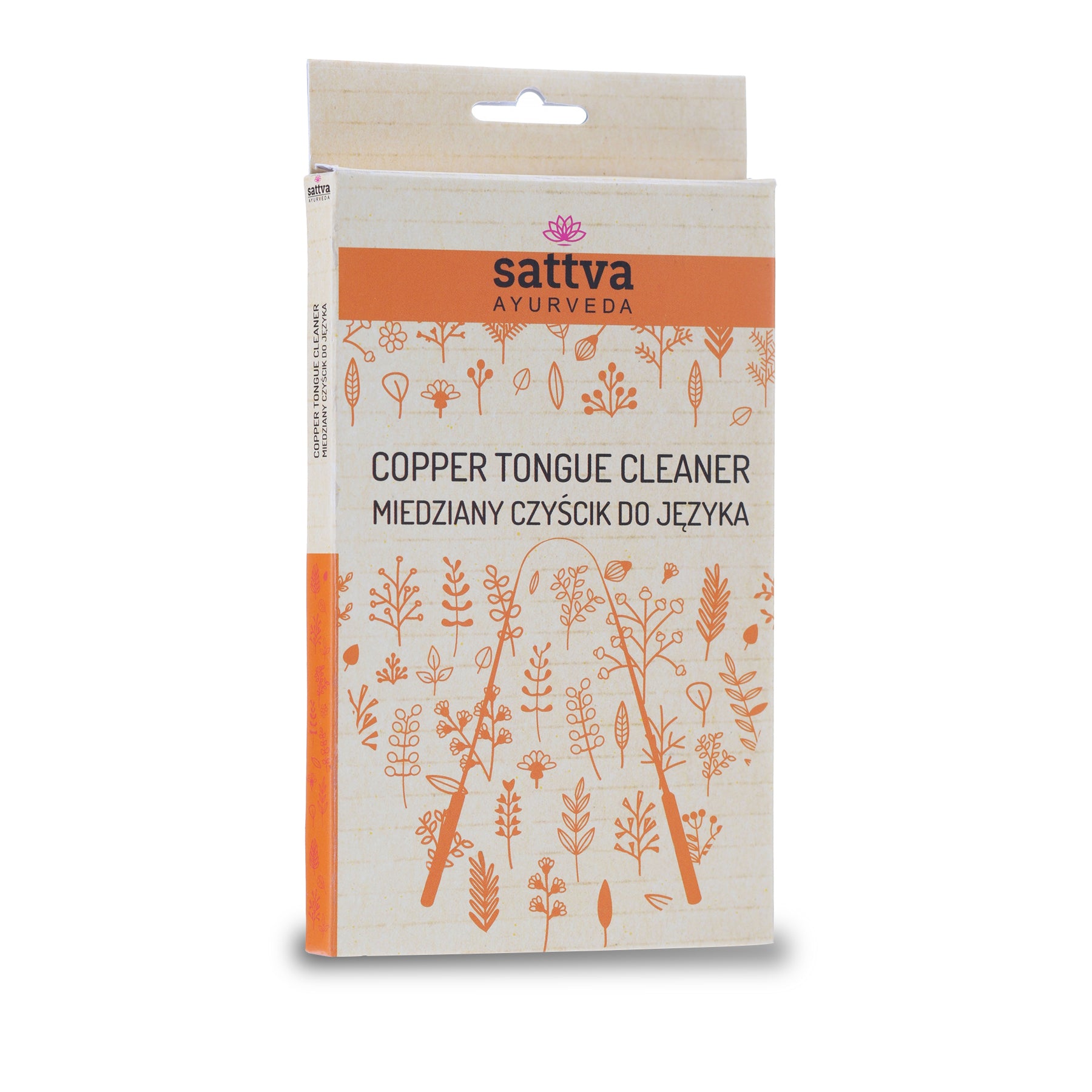 Raspador de Língua de Cobre Natural | Arogya Shop