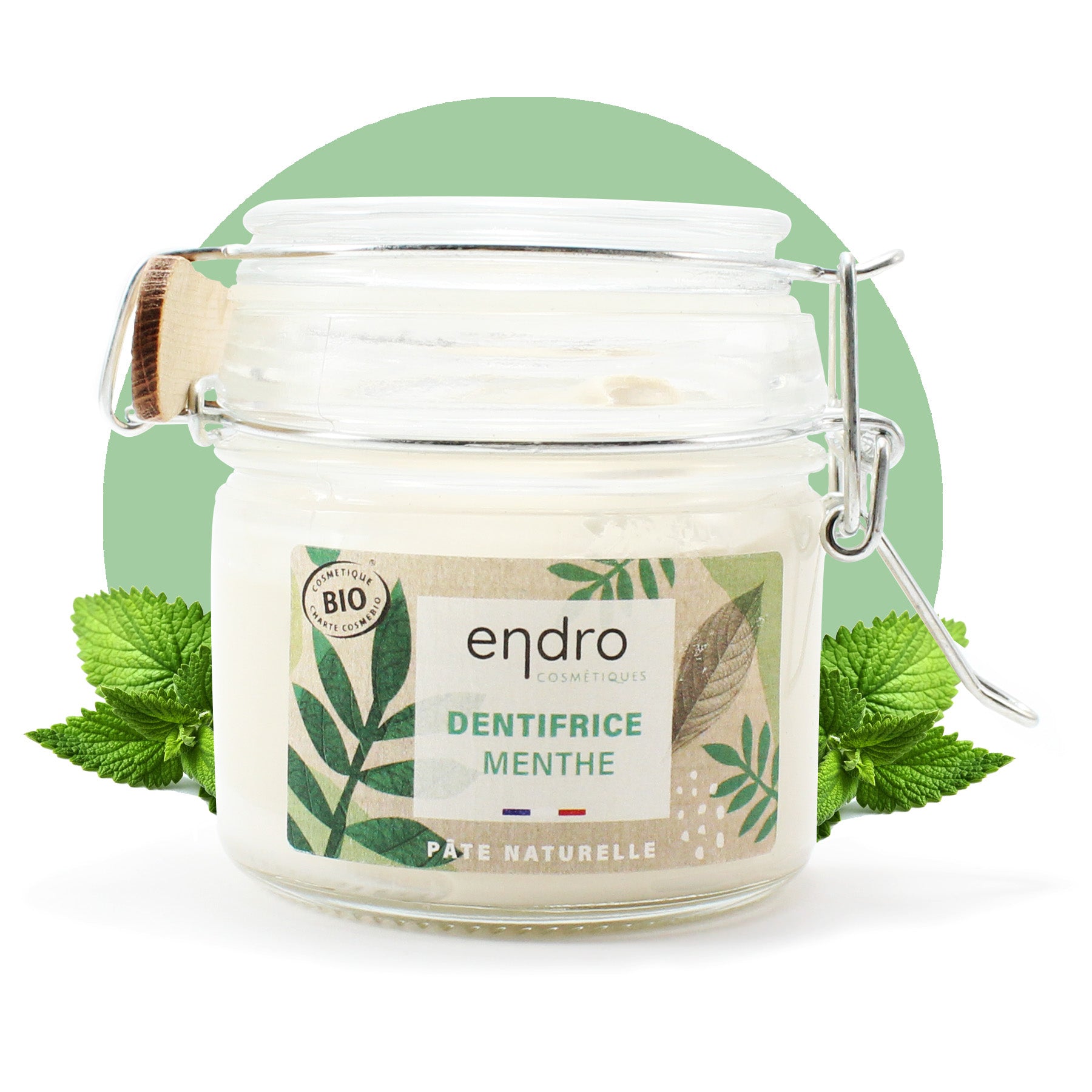 Pasta de Dentes Natural de Menta