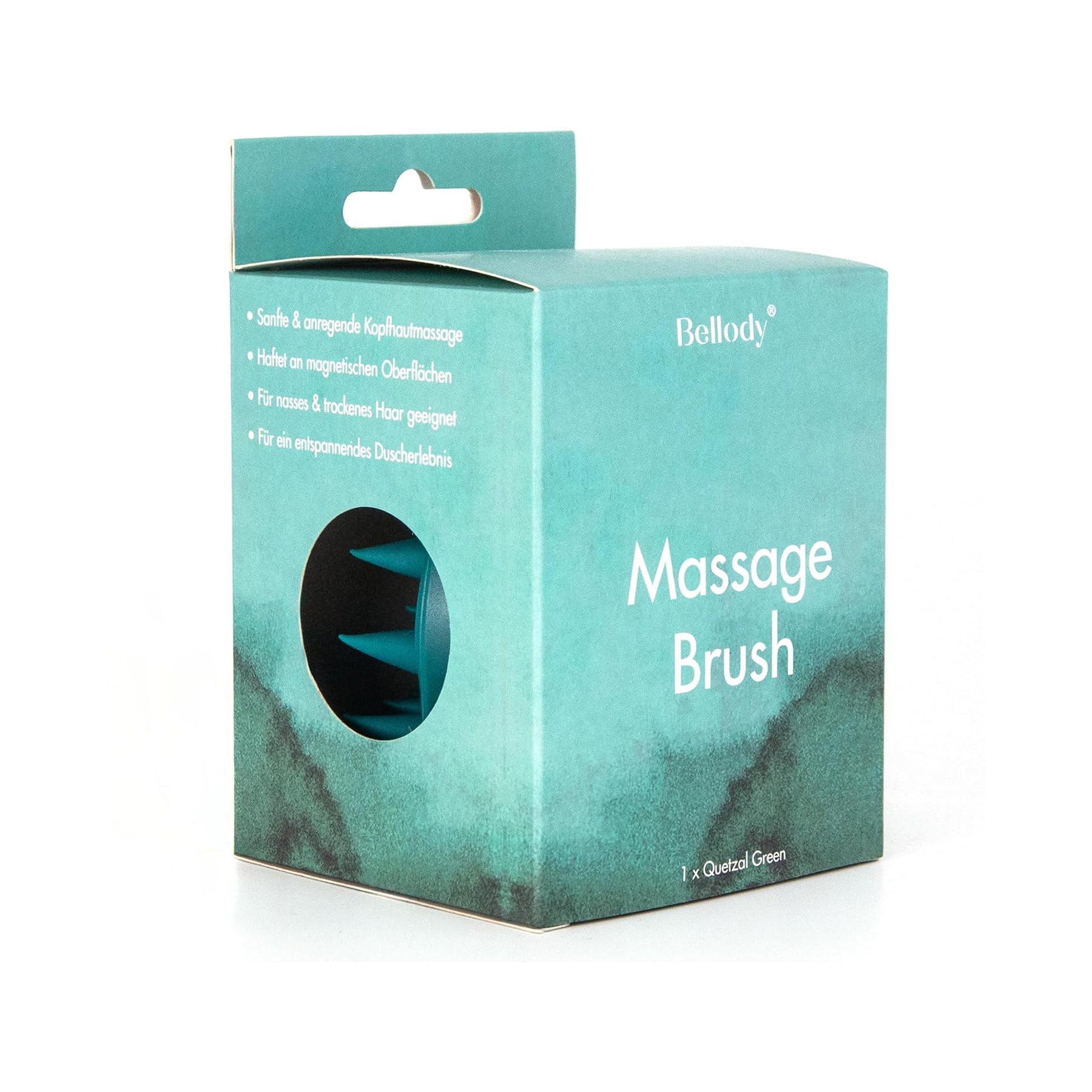 Scalp Massage Brush Quetzal Green