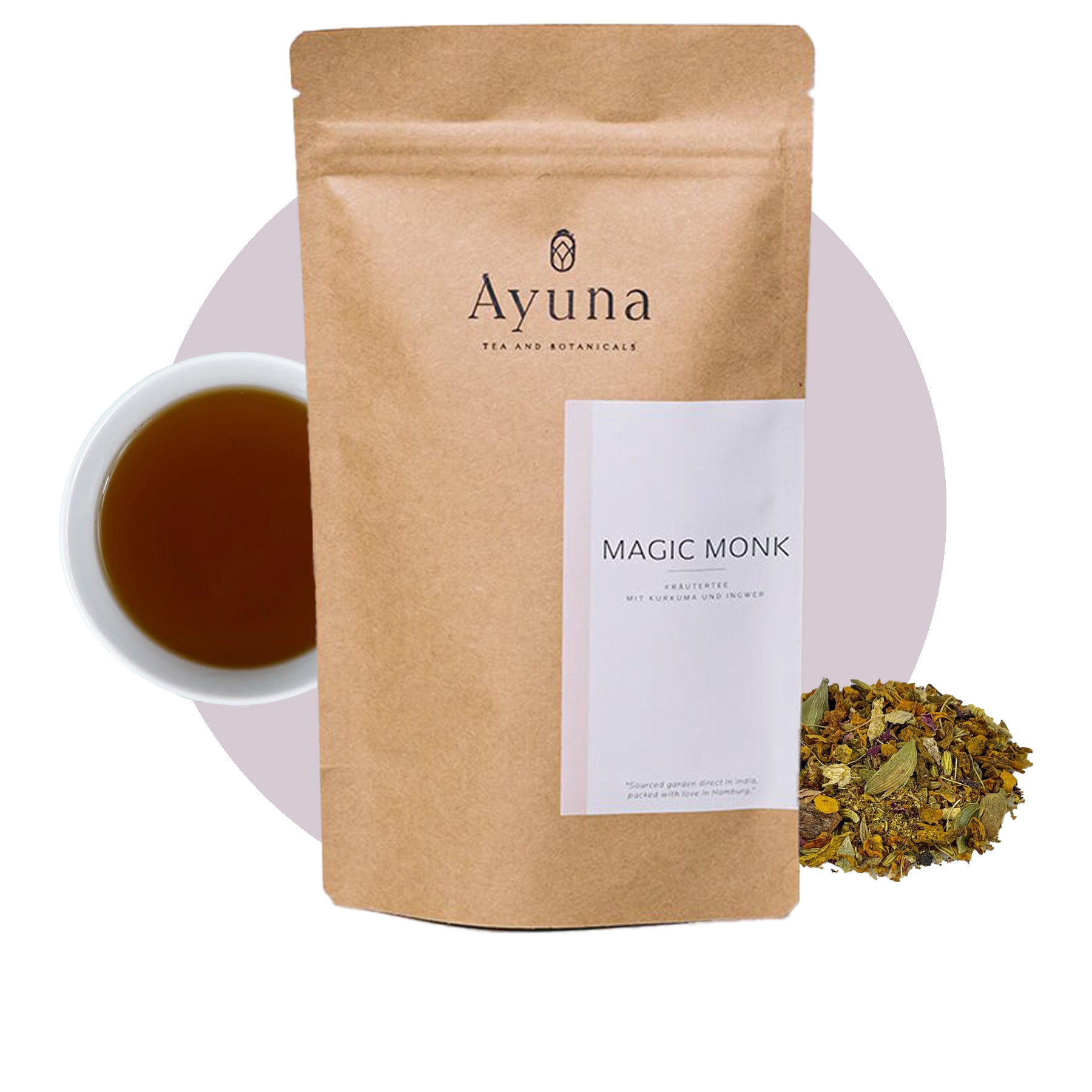 Chá de Curcuma Orgânico Magic Monk