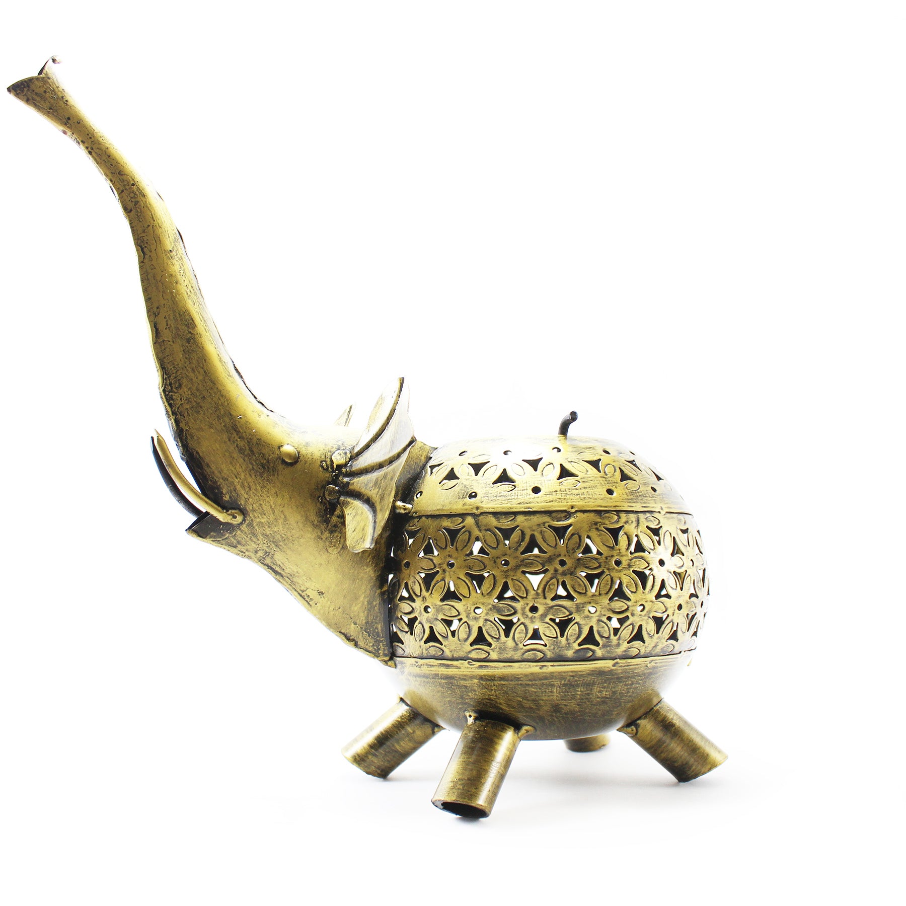 Handcrafted Wrought Iron Tea Light Holder Karii