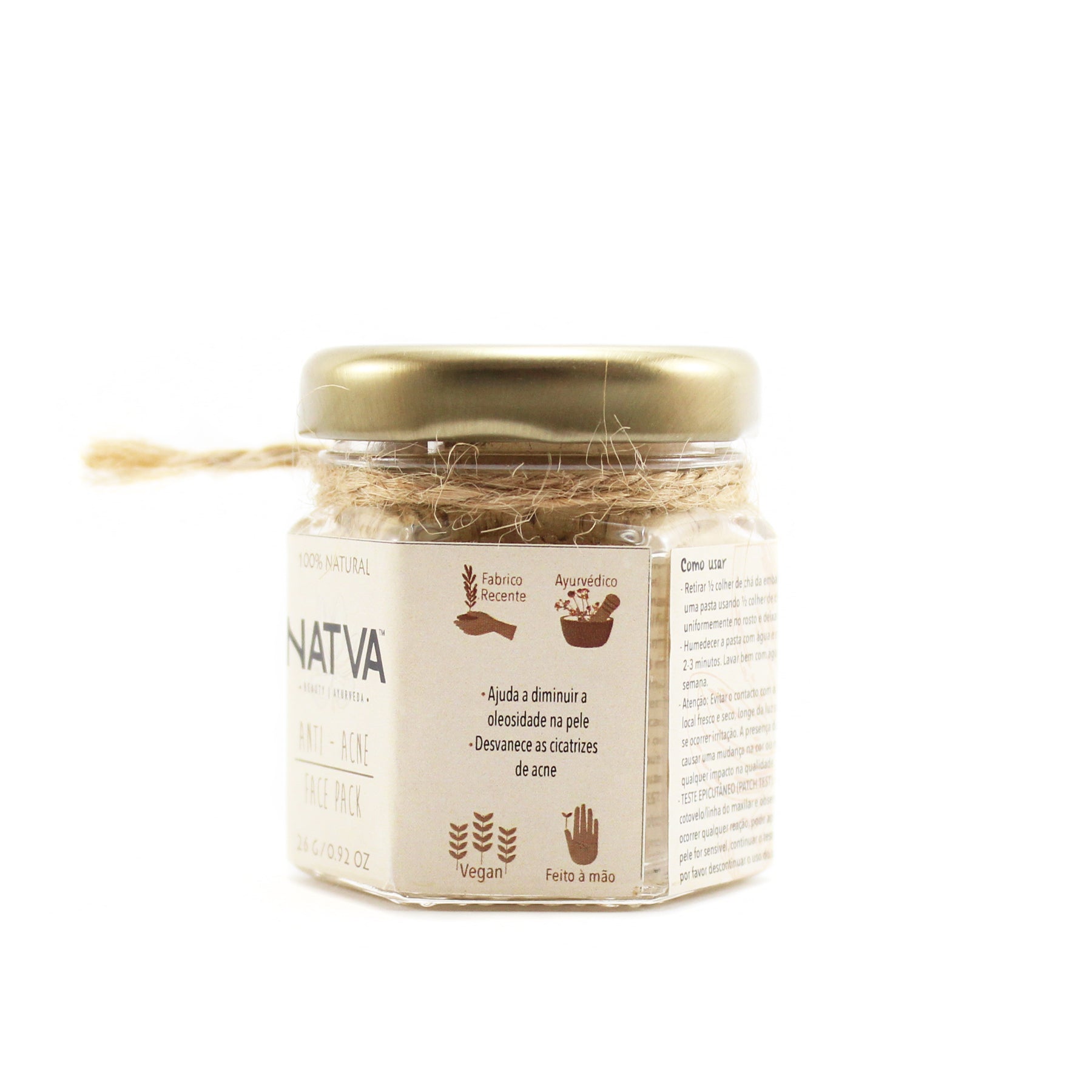 Mascarilla Facial Anti-Acné Ayurvédica