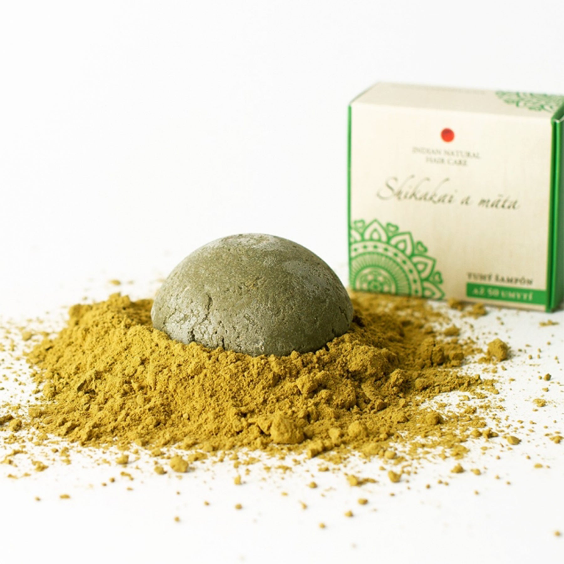 Champú Sólido Ayurvédico con Shikakai y Menta