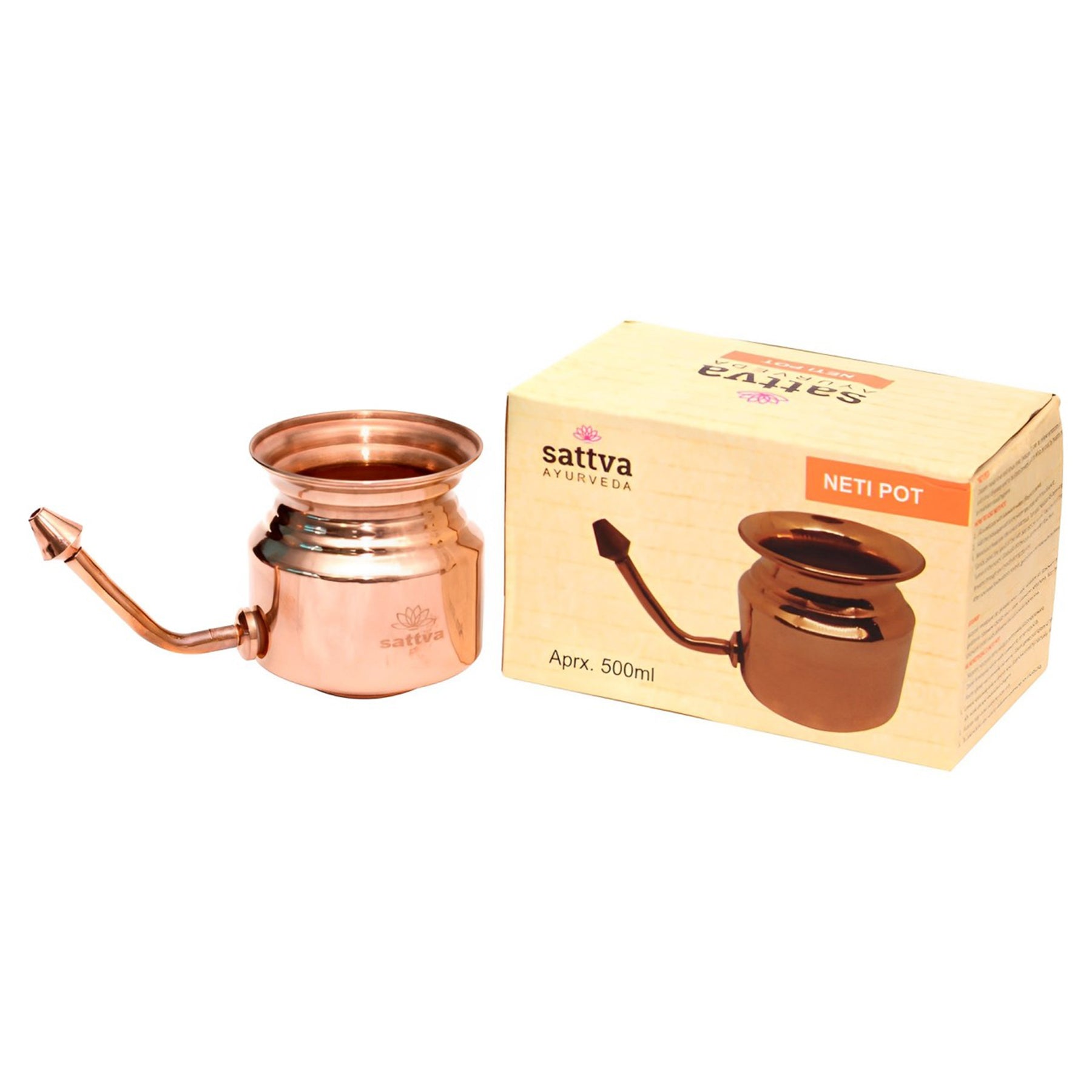 Lota Nasal Ayurvédica de Cobre