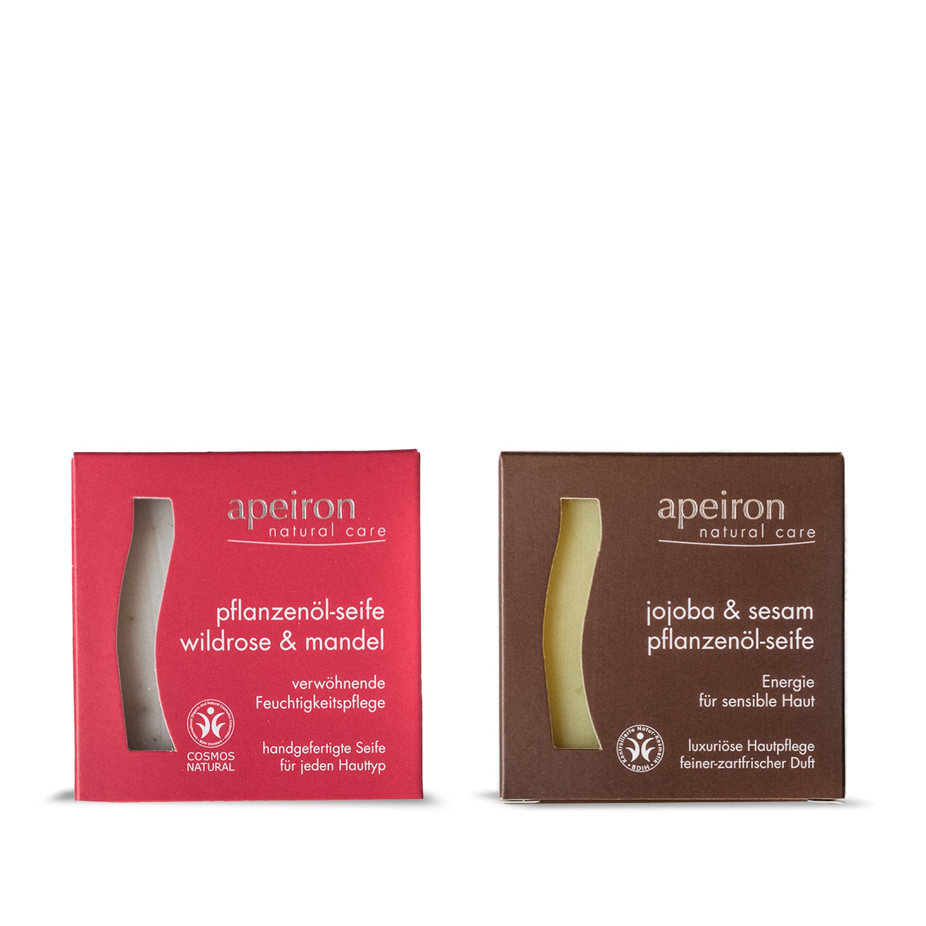 Estuche de regalo Jabones de Jojoba y Sésamo y Rosa Silvestre y Almendra