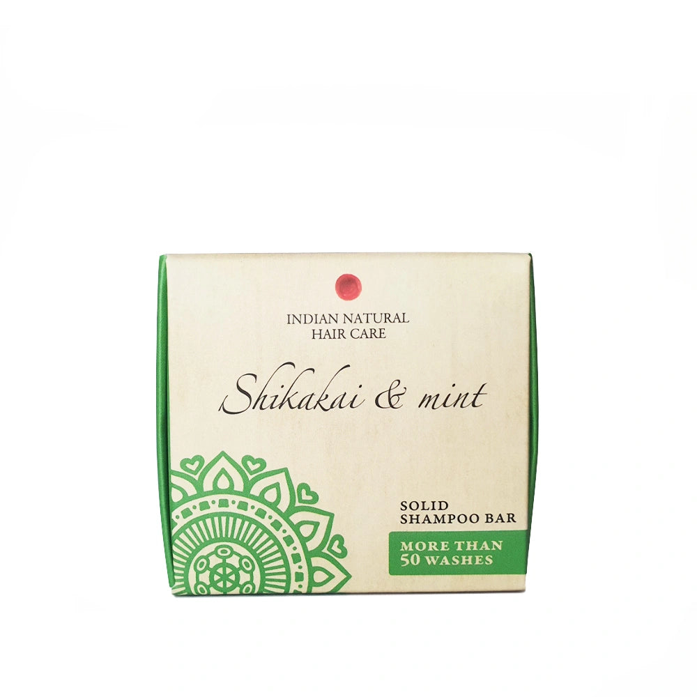 Embalagem do champô sólido de Shikakai e Menta