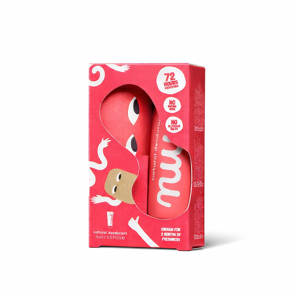 Desodorizante em creme vegano sem fragrância da nuud com proteção 72 horas, eficaz e natural.