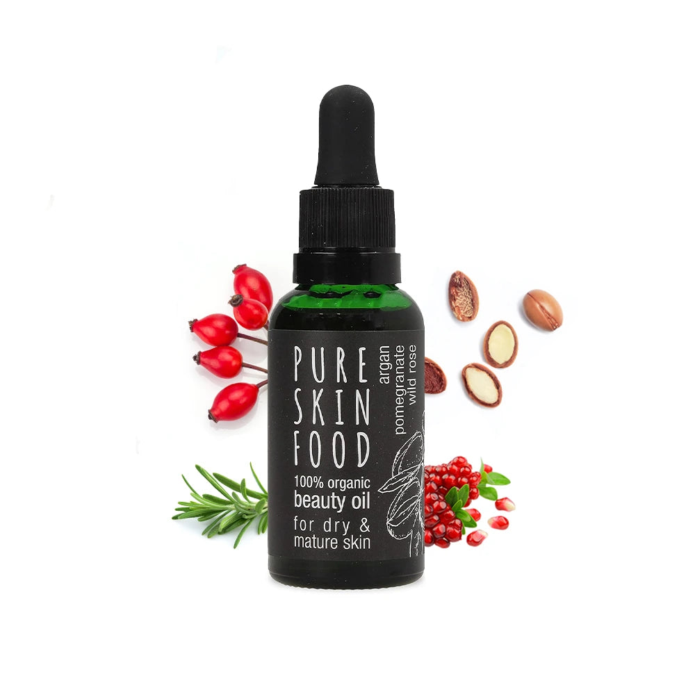 Elixir de beleza natural com efeito hidratante e antienvelhecimento, indicado para peles maduras e sensíveis.