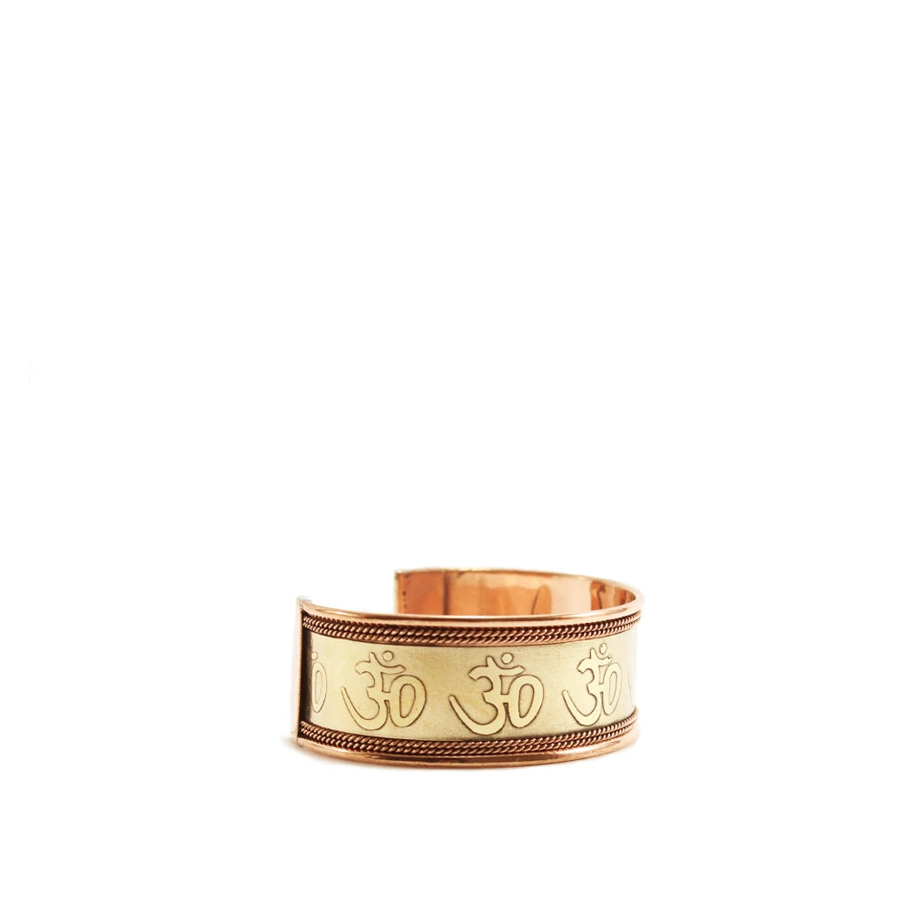 Pulseira em Cobre com Latão Ohm