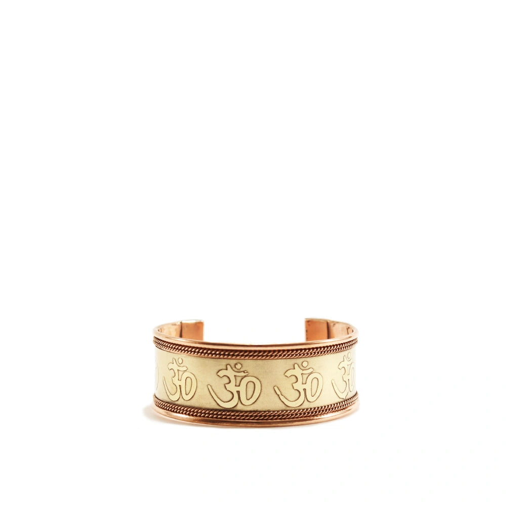 Pulseira em Cobre com Latão Ohm