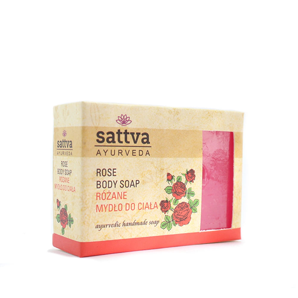 Natural Ayurvedic Damask Rose Soap