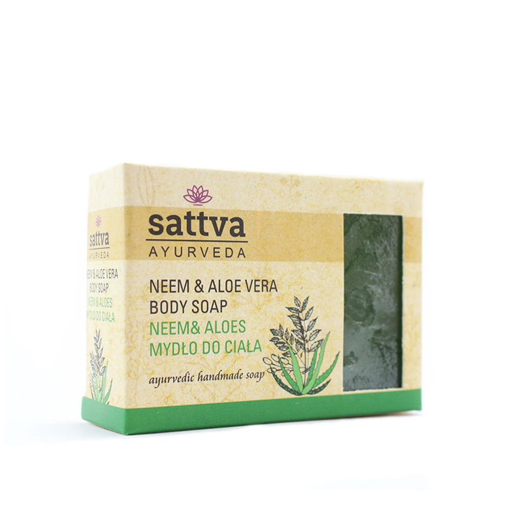 Natural Ayurvedic Neem and Aloe Vera Soap