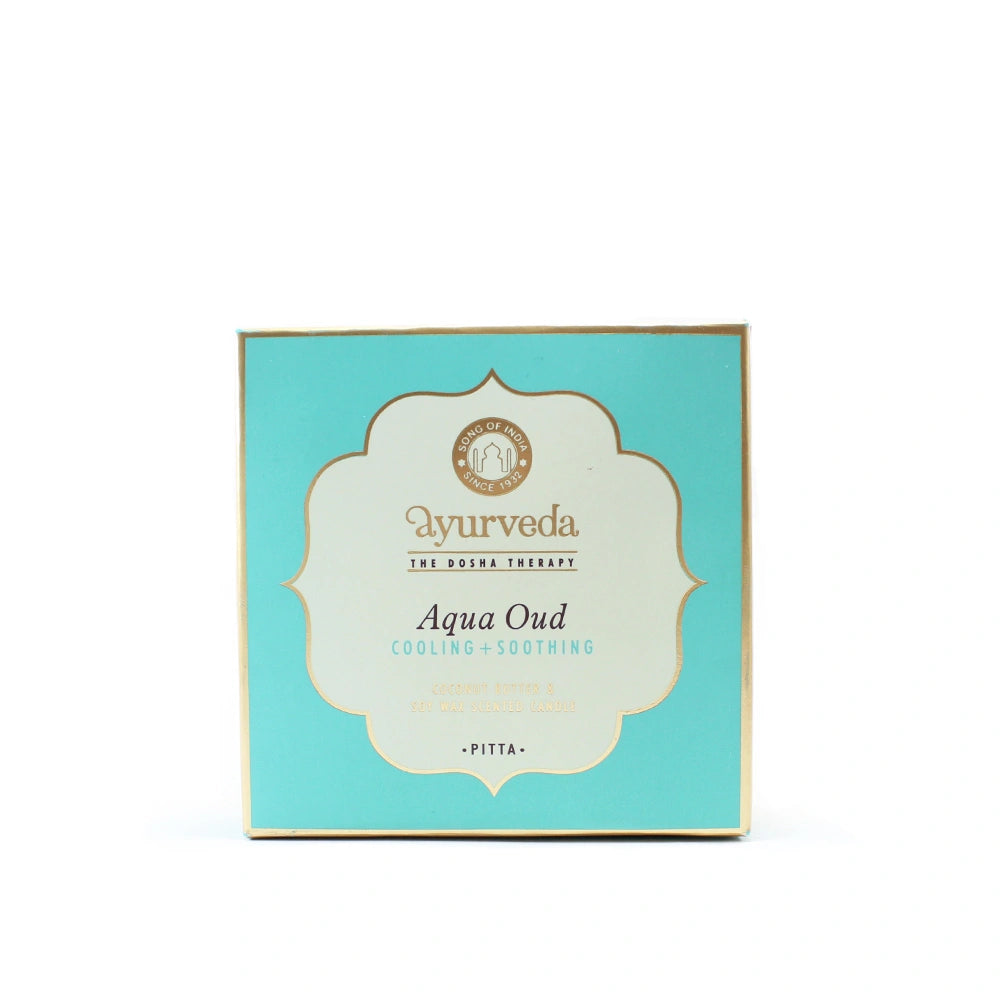 Vela de cera de soja Pitta Aqua Oud, fragrância fresca e sofisticada